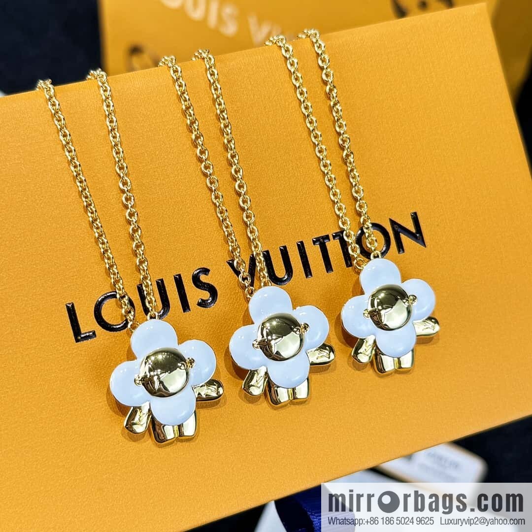 ❗️New ❗️ M02120 ☀ Original ☀ Louis Vuitton vivienne Vivian Sunflower Doll Necklace ☀