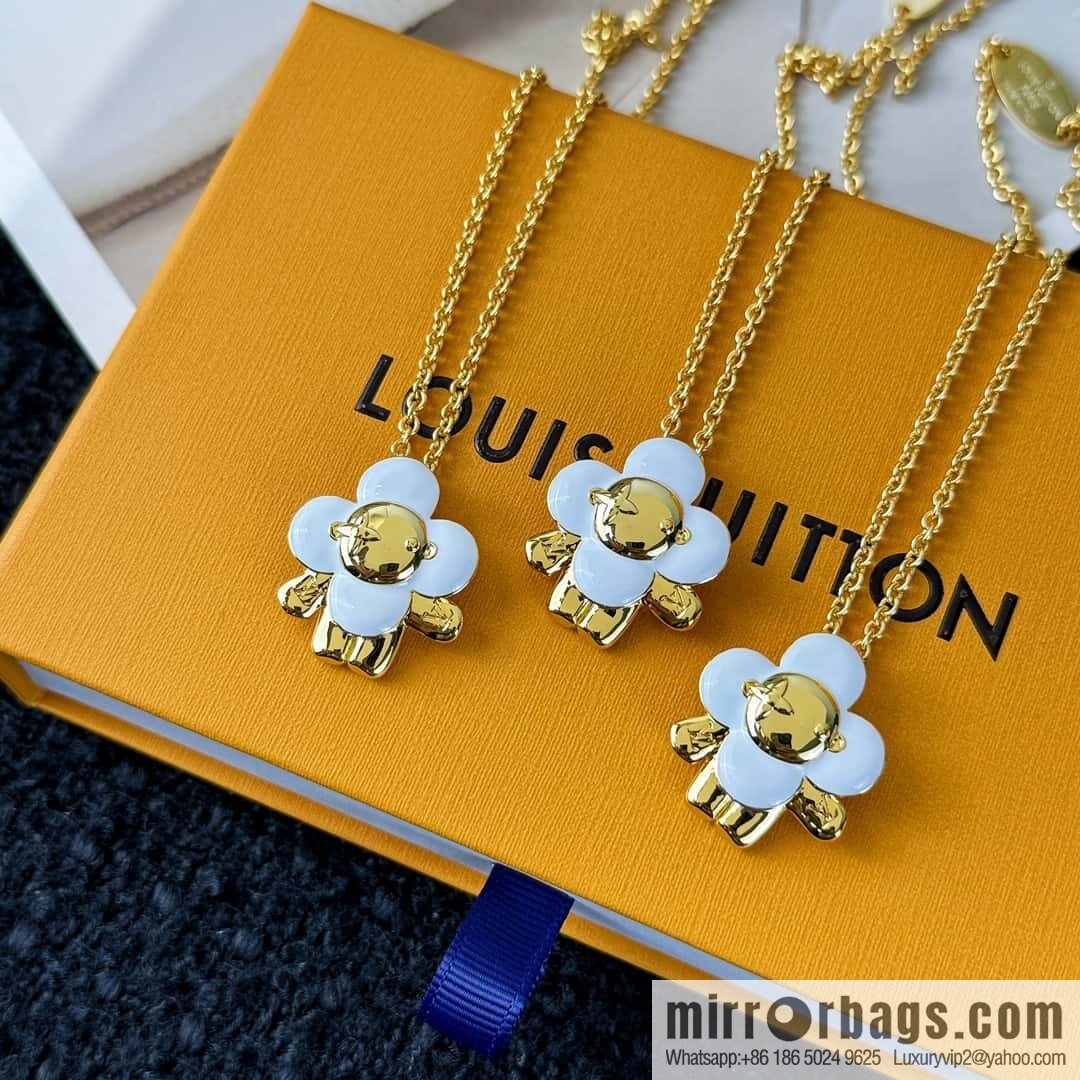❗️New ❗️ M02120 ☀ Original ☀ Louis Vuitton vivienne Vivian Sunflower Doll Necklace ☀