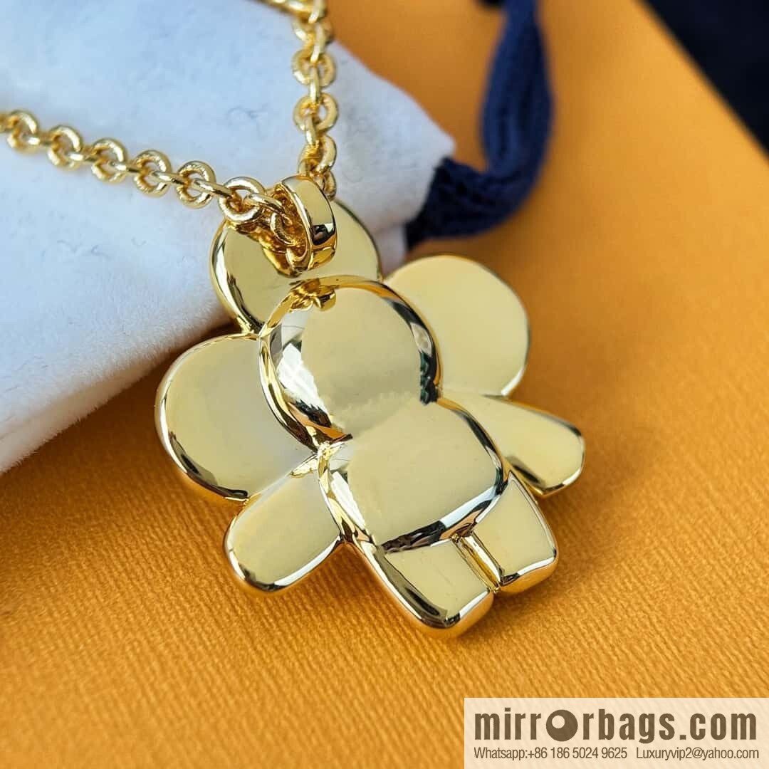 ❗️New ❗️ M02120 ☀ Original ☀ Louis Vuitton vivienne Vivian Sunflower Doll Necklace ☀