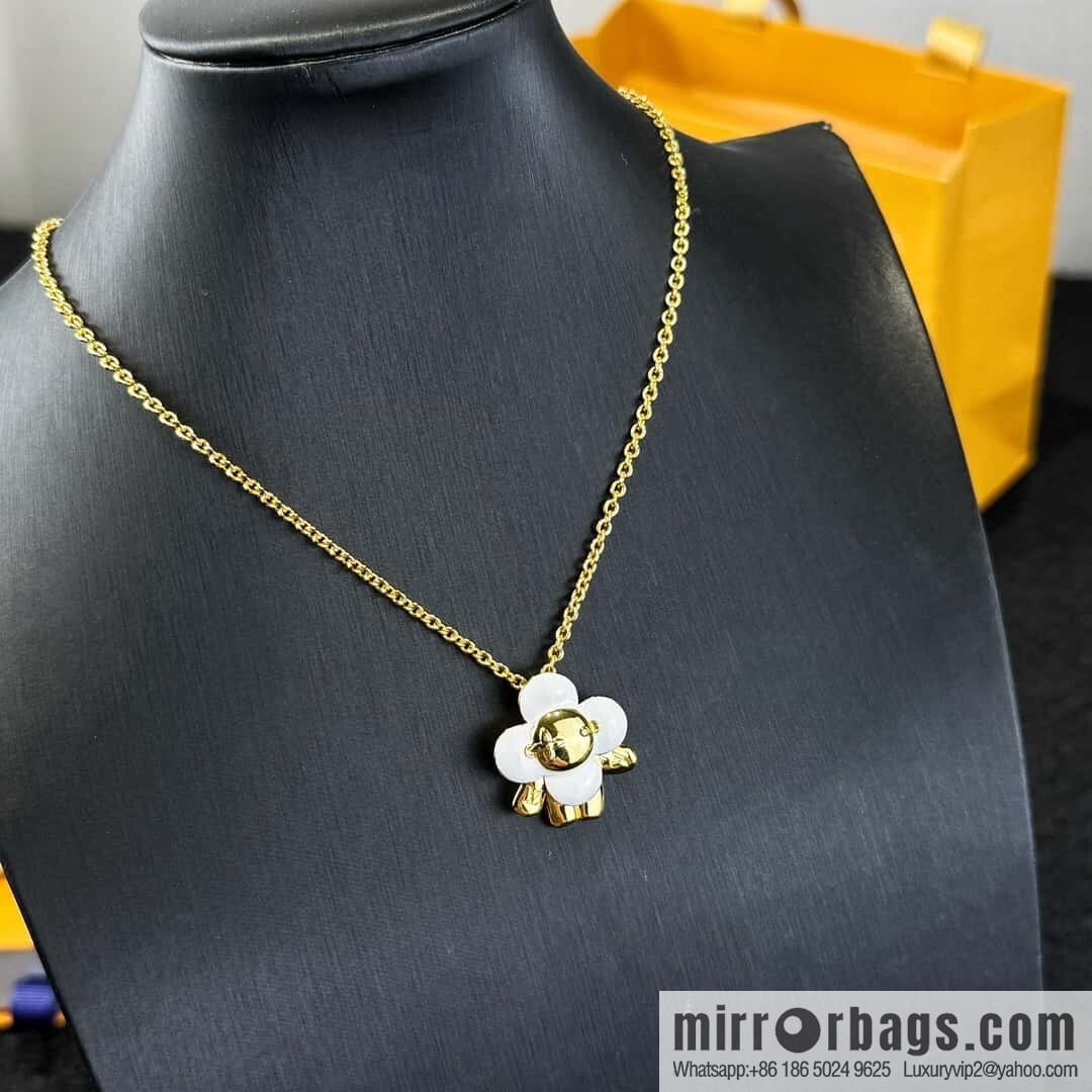 ❗️New ❗️ M02120 ☀ Original ☀ Louis Vuitton vivienne Vivian Sunflower Doll Necklace ☀