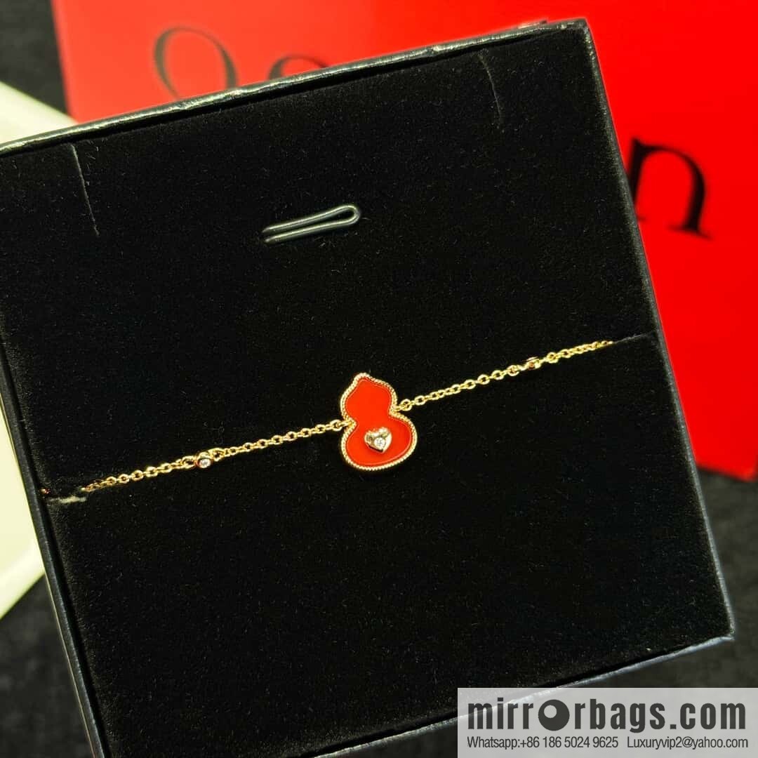 ❗️New ❗️ ☀️☀️ Qeelin unicorn wulu gourd series agate diamond peach heart love bracelet necklace ☀️