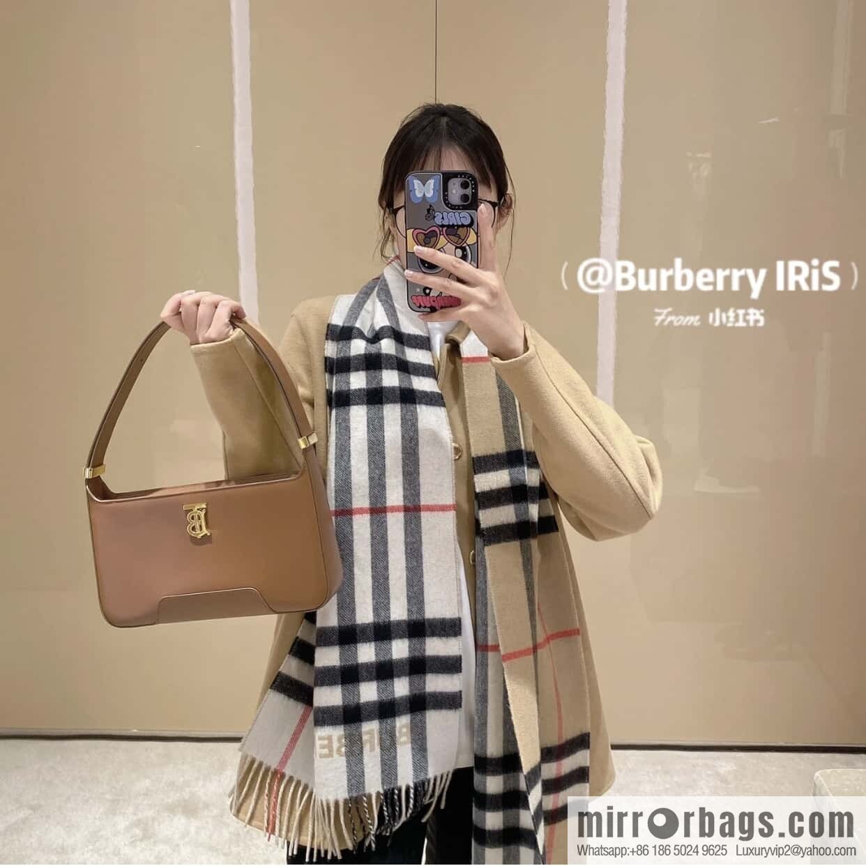 ๐๐๐๐๐๐๐แฆโข two-color contrast grid cashmere scarf 24 new colors