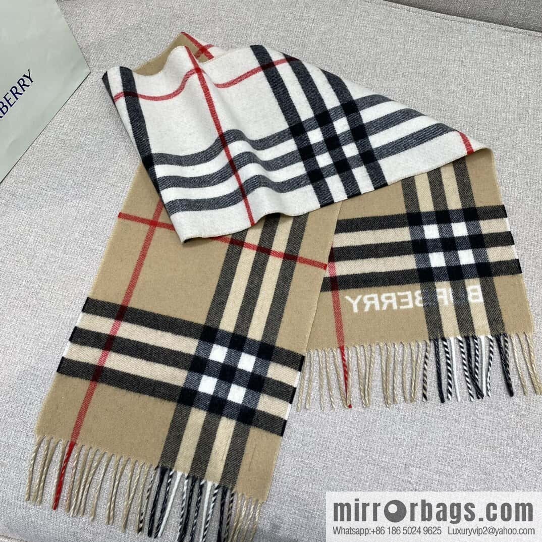 ๐๐๐๐๐๐๐แฆโข two-color contrast grid cashmere scarf 24 new colors