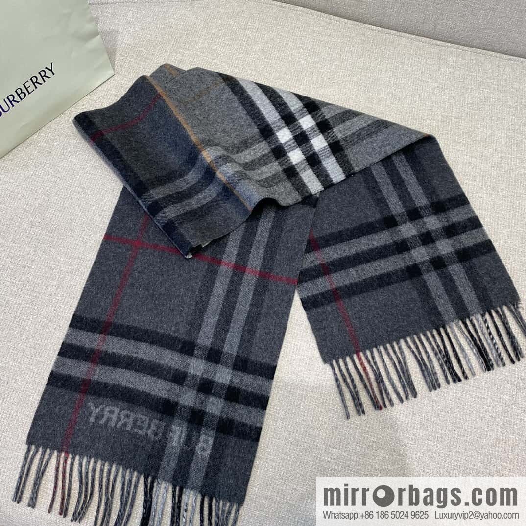 ๐๐๐๐๐๐๐แฆโข two-color contrast grid cashmere scarf 24 new colors