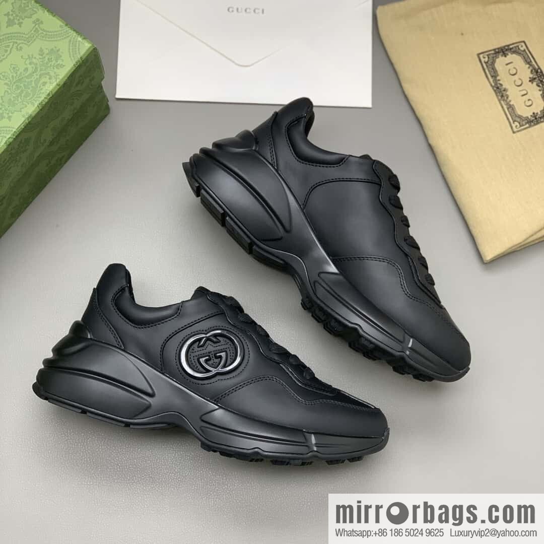 GUCCI 🔥 [G Home High Version] Men's and Women's Retro Sneakers