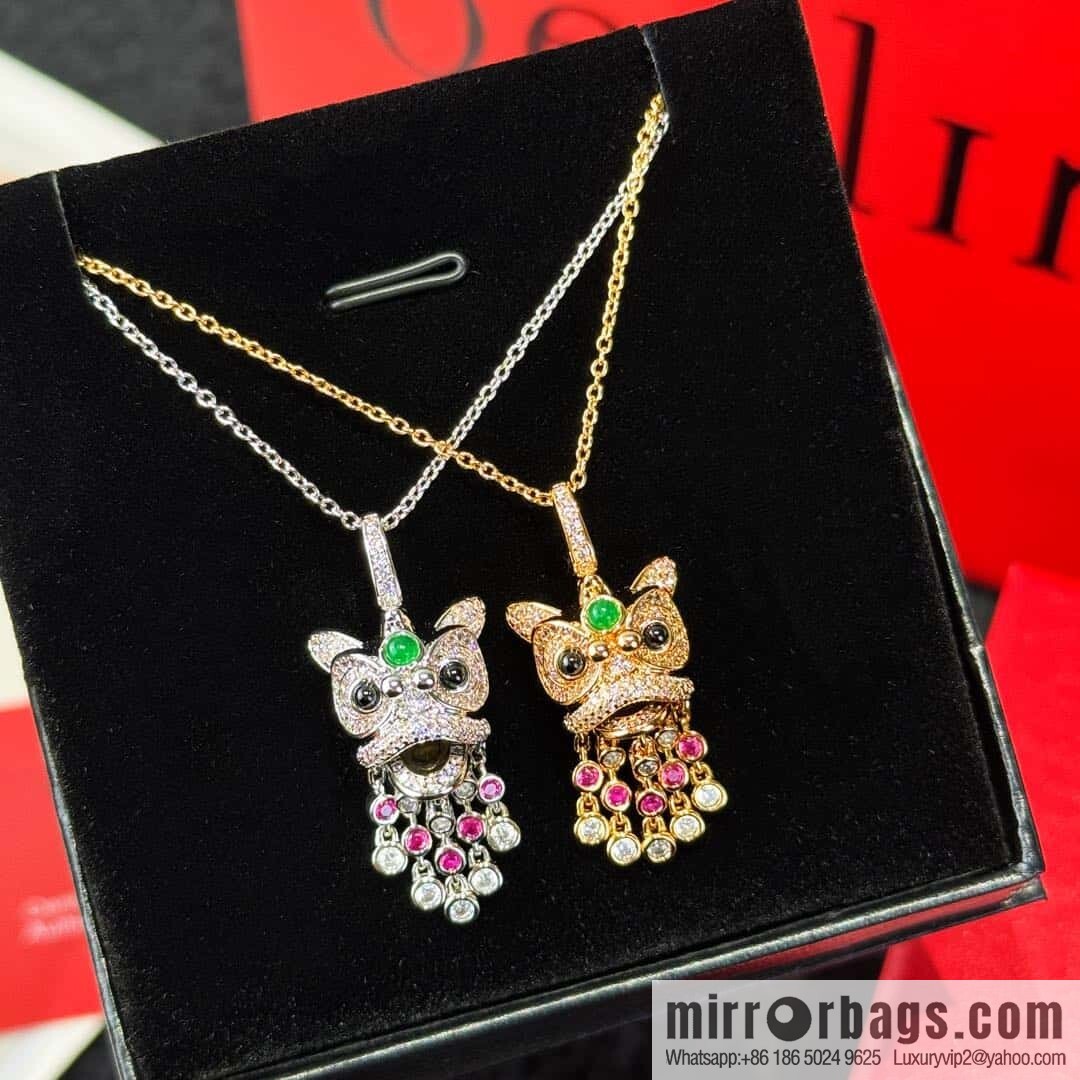 ❗️New ❗️ ☀️ Qeelin full diamond lion tassel necklace ☀️
