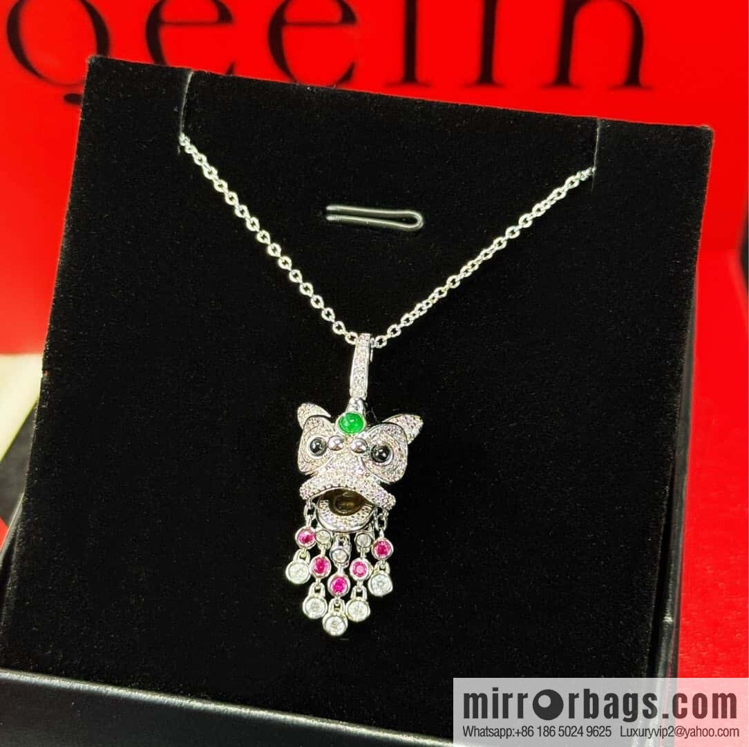 ❗️New ❗️ ☀️ Qeelin full diamond lion tassel necklace ☀️