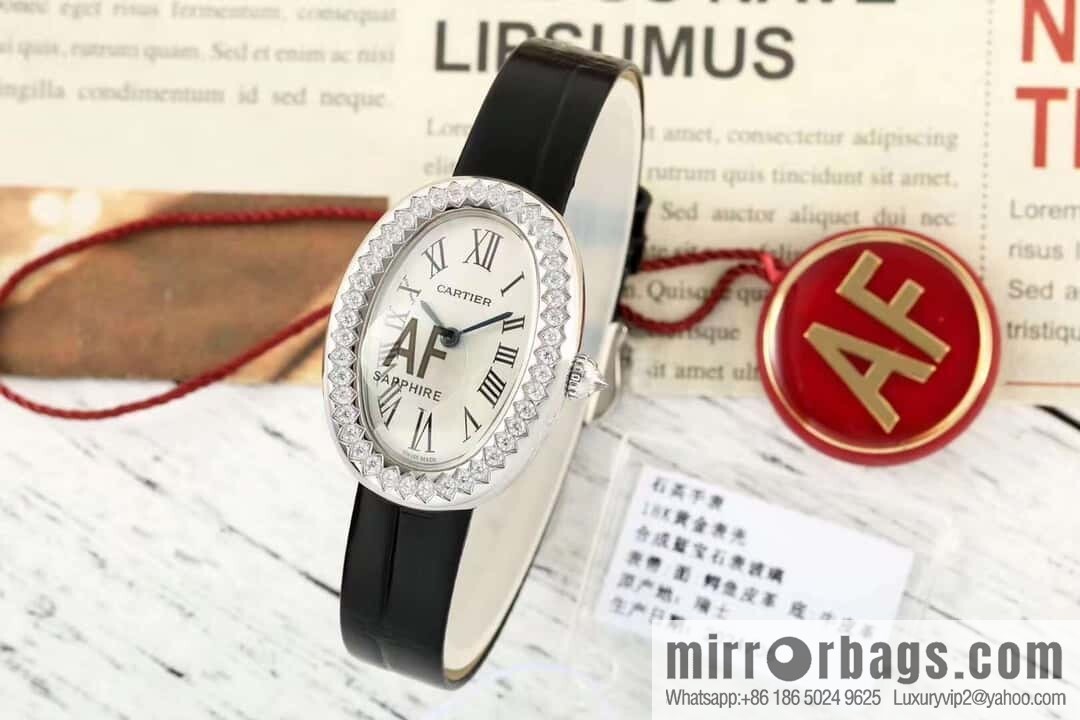 AF-Cartier Baignoire Bath Series Swiss Quartz Movement BAIGNOIRE DE CARTIER Watch