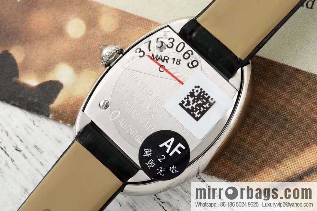 AF-Cartier Baignoire Bath Series Swiss Quartz Movement BAIGNOIRE DE CARTIER Watch