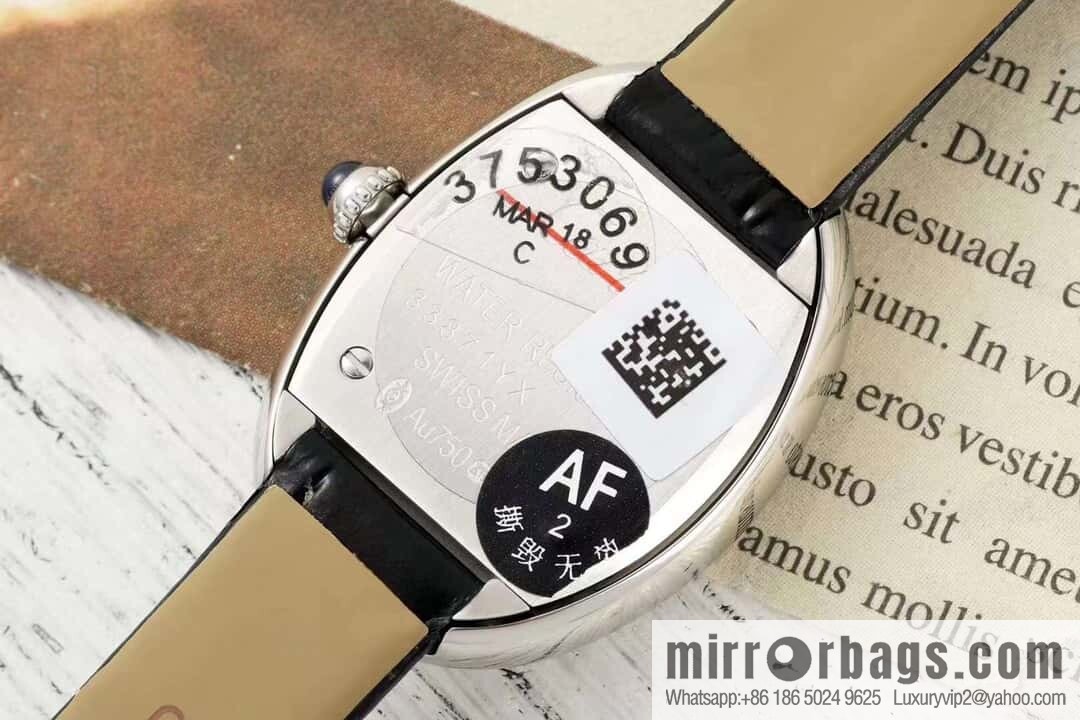 AF-Cartier Baignoire Bath Series Swiss Quartz Movement BAIGNOIRE DE CARTIER Watch