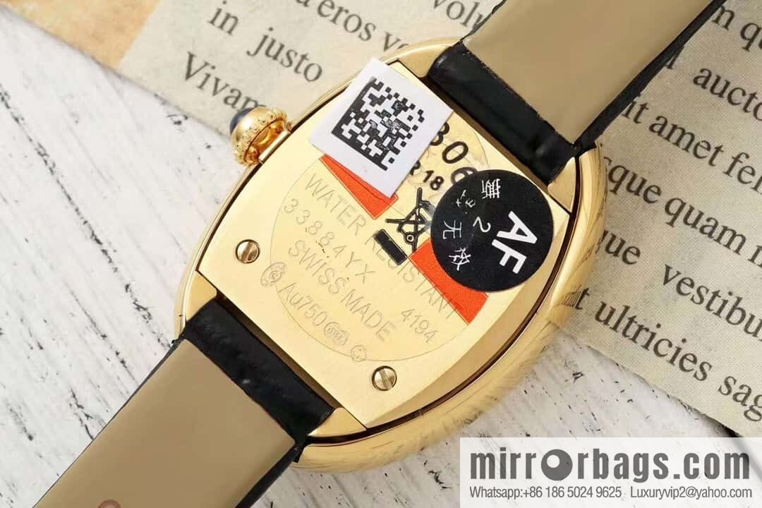 AF-Cartier Baignoire Bath Series Swiss Quartz Movement BAIGNOIRE DE CARTIER Watch