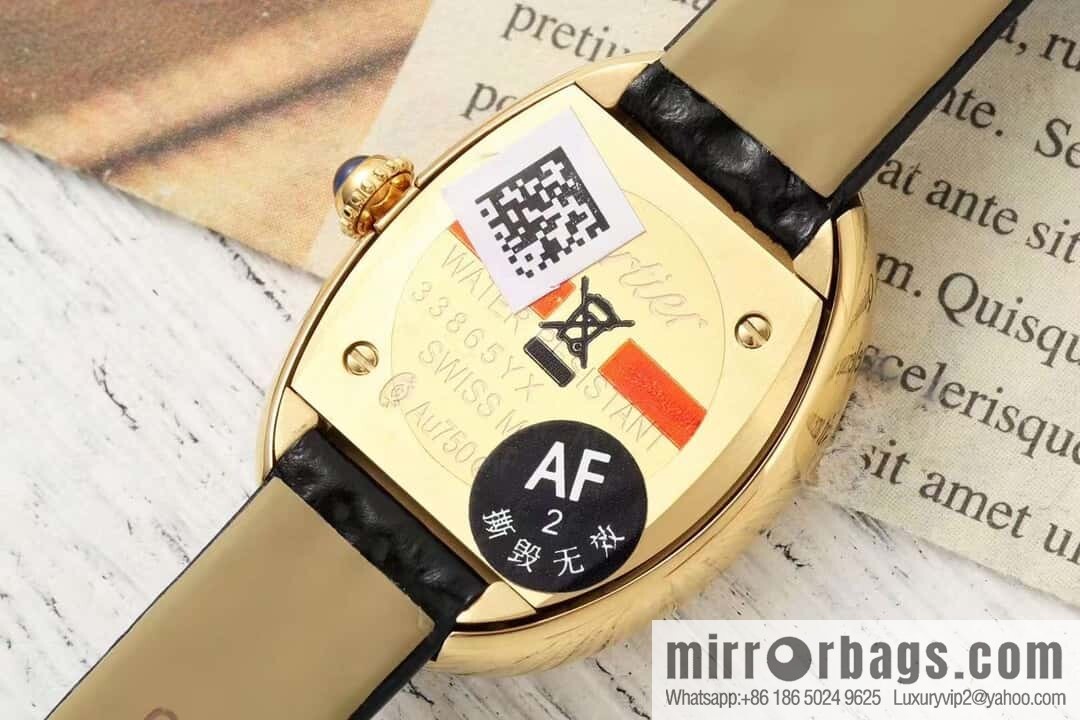 AF-Cartier Baignoire Bath Series Swiss Quartz Movement BAIGNOIRE DE CARTIER Watch