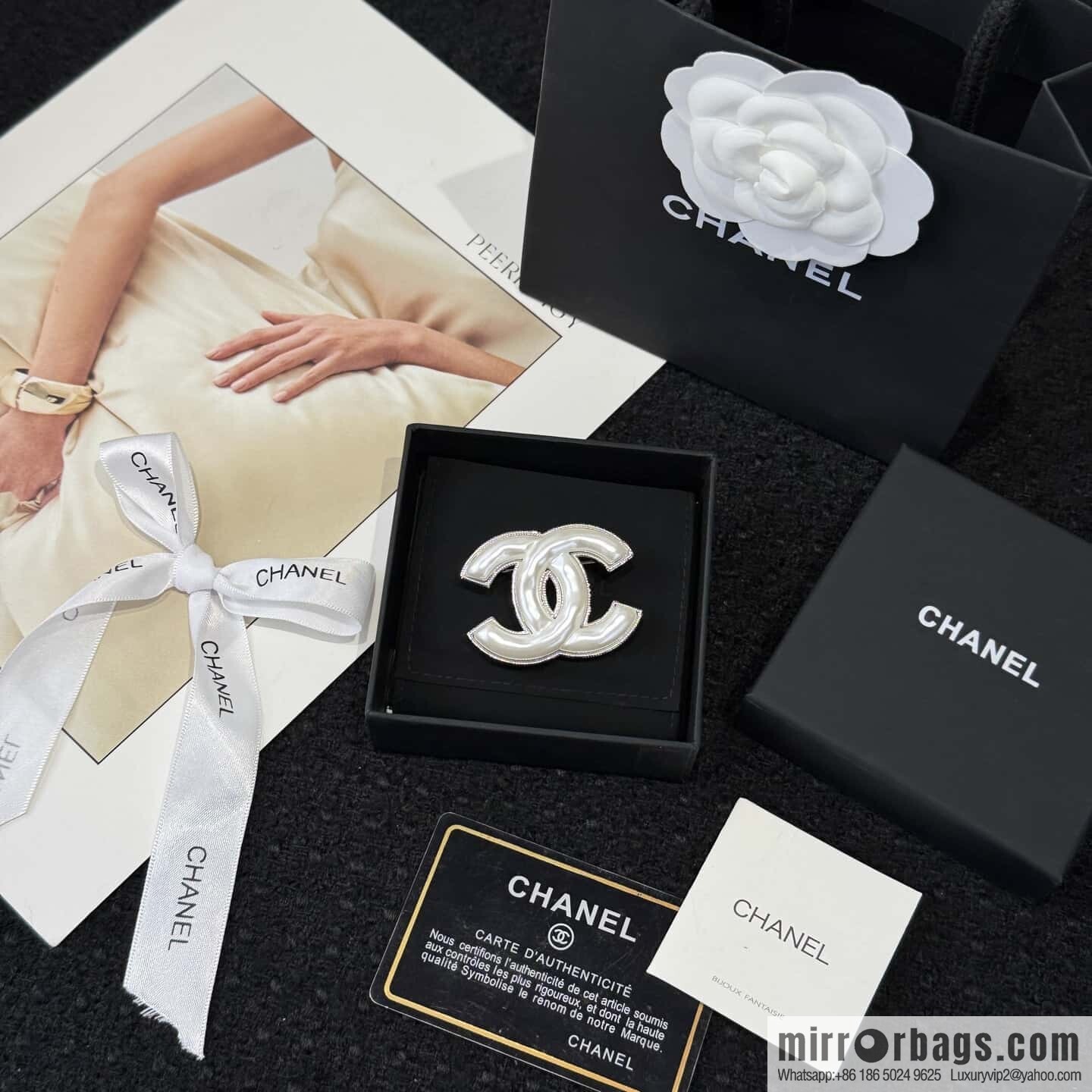 ❗️New ❗️☀️ New ☑️ Chanel Double C Brooch ☀️