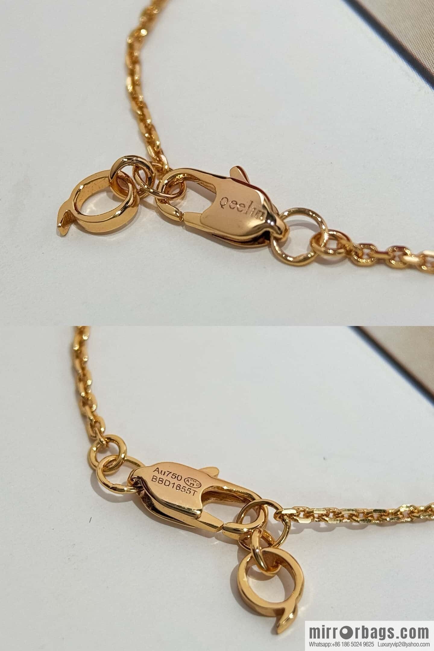 ❗️New ❗️ ☀️ Original ☀️ Qeelin Petite Wulu Circle Gourd Necklace ☀️