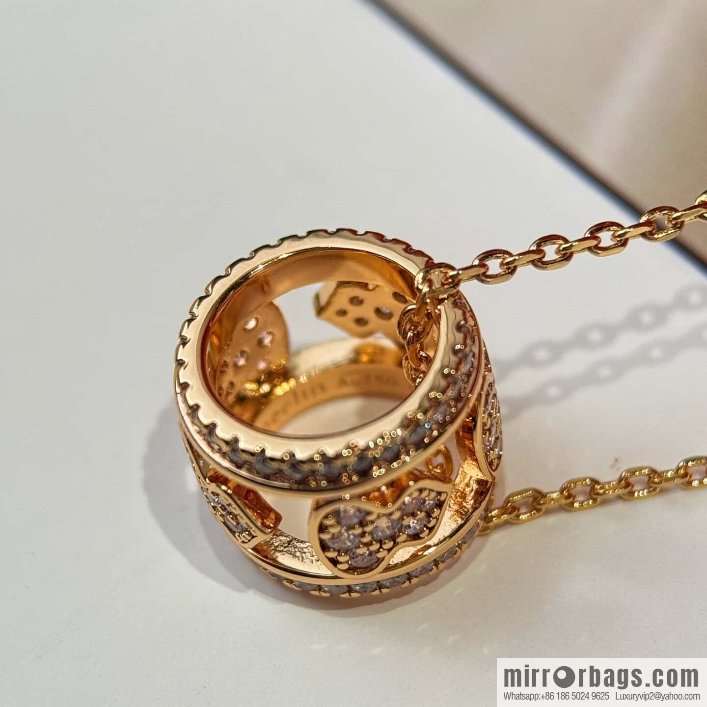❗️New ❗️ ☀️ Qeelin Petite Wulu Circle Gourd Necklace ☀️
