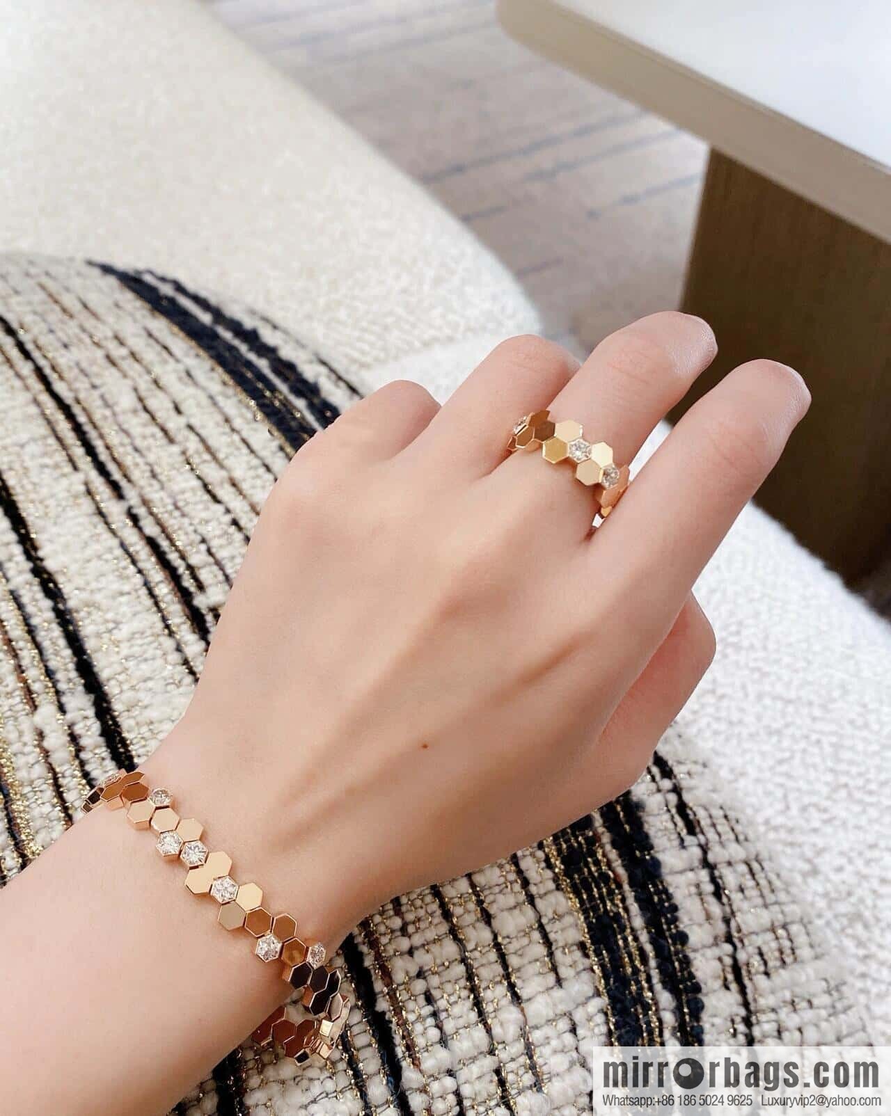 ❗️New ❗️ ☀️ CHAUMET Paris new honeycomb bracelet bracelet ☀️