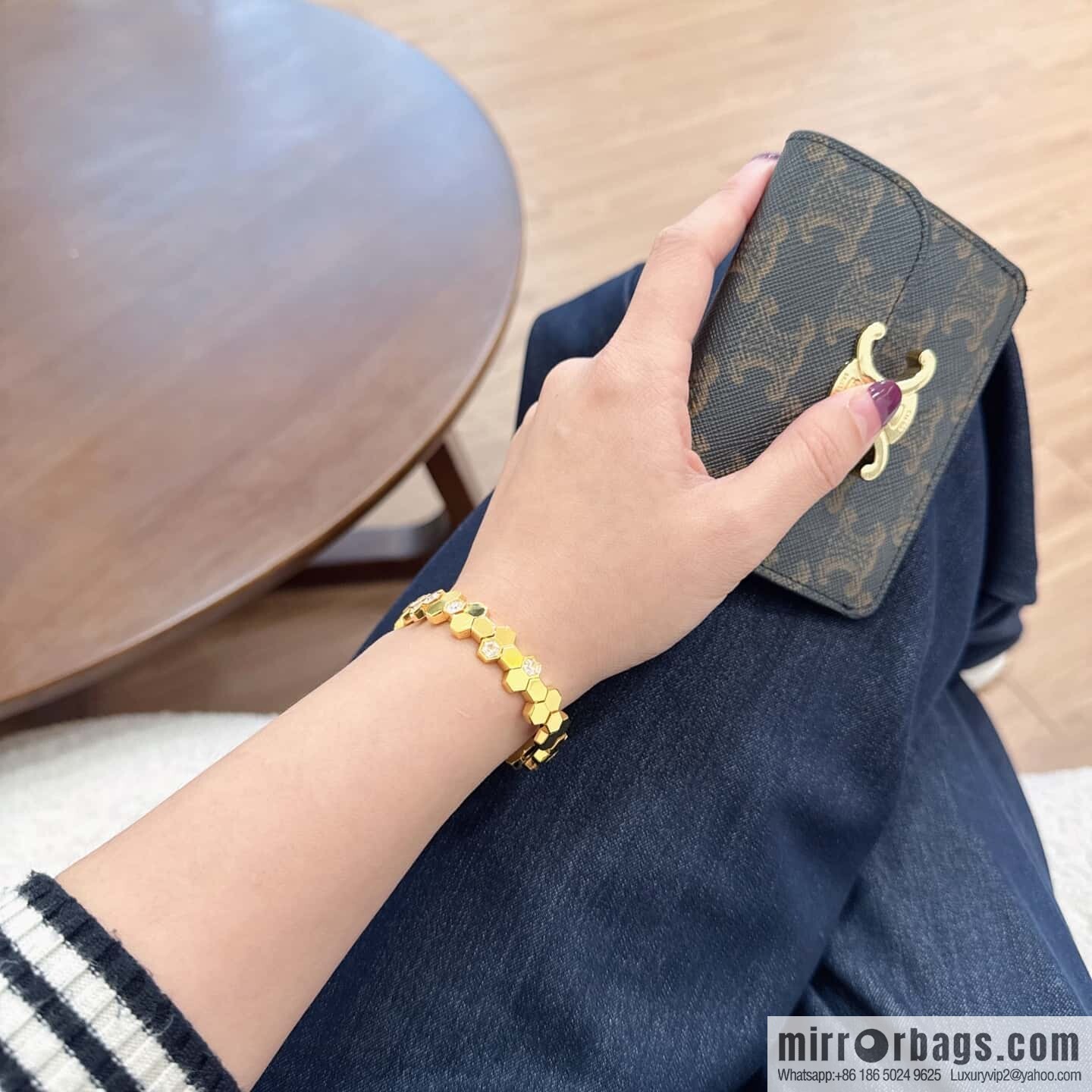 ❗️New ❗️ ☀️ CHAUMET Paris new honeycomb bracelet bracelet ☀️