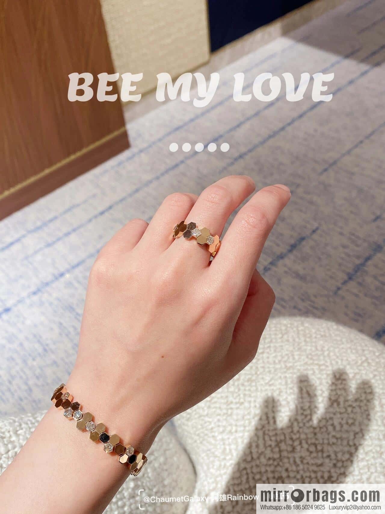❗️New ❗️ ☀️ CHAUMET Paris new honeycomb bracelet bracelet ☀️