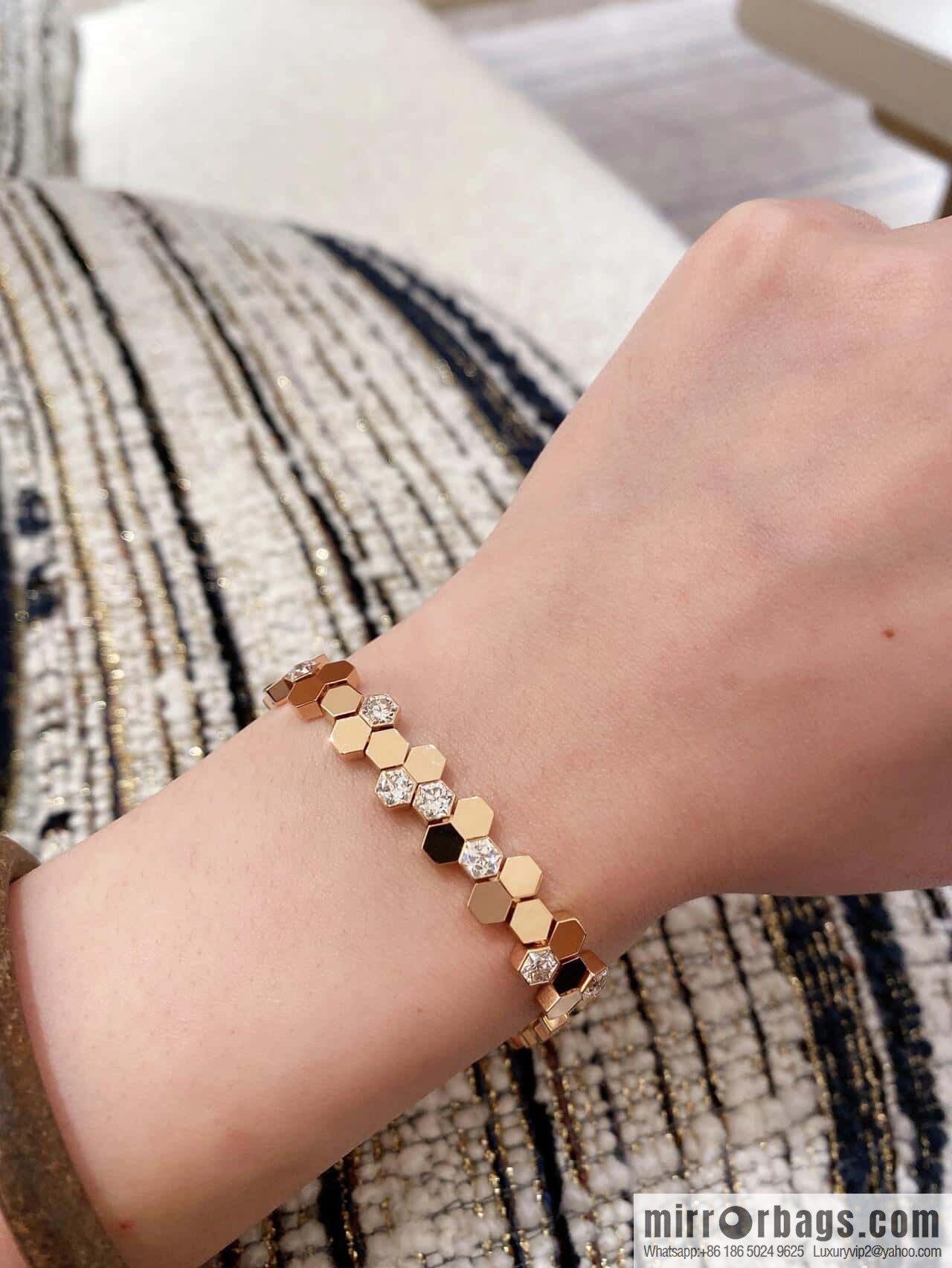 ❗️New ❗️ ☀️ CHAUMET Paris new honeycomb bracelet bracelet ☀️