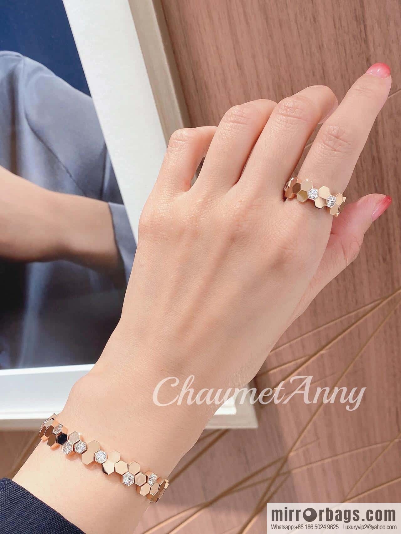 ❗️New ❗️ ☀️ CHAUMET Paris new honeycomb bracelet bracelet ☀️