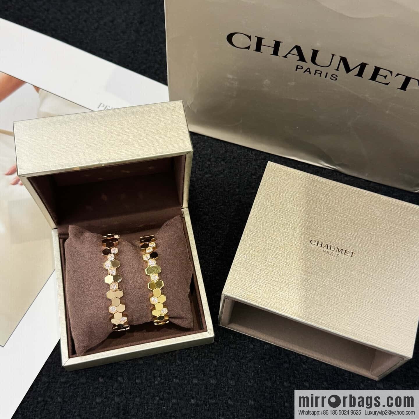 ❗️New ❗️ ☀️ CHAUMET Paris new honeycomb bracelet bracelet ☀️