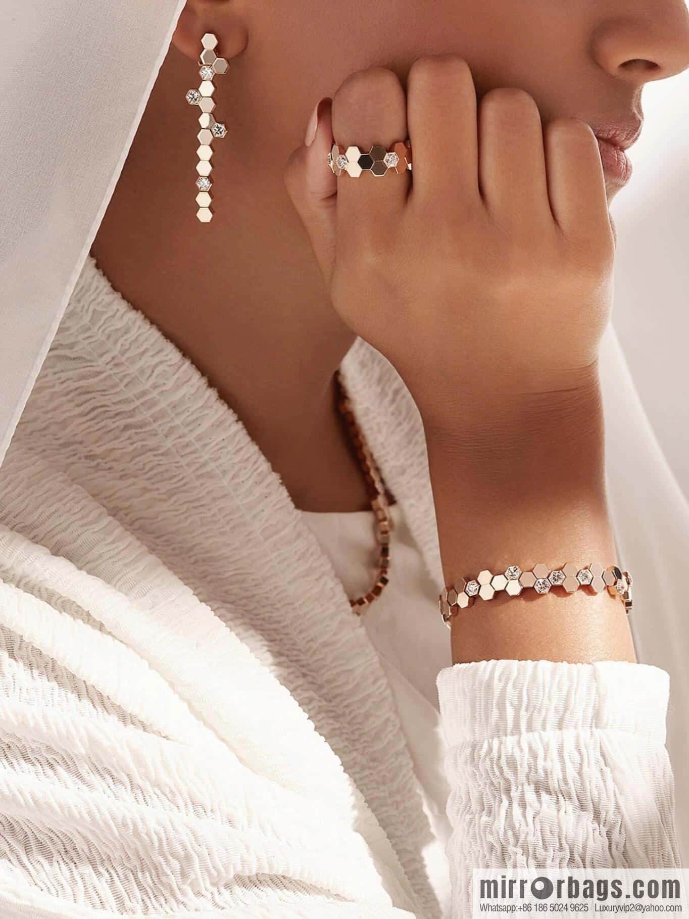 ❗️New ❗️ ☀️ CHAUMET Paris new honeycomb bracelet bracelet ☀️