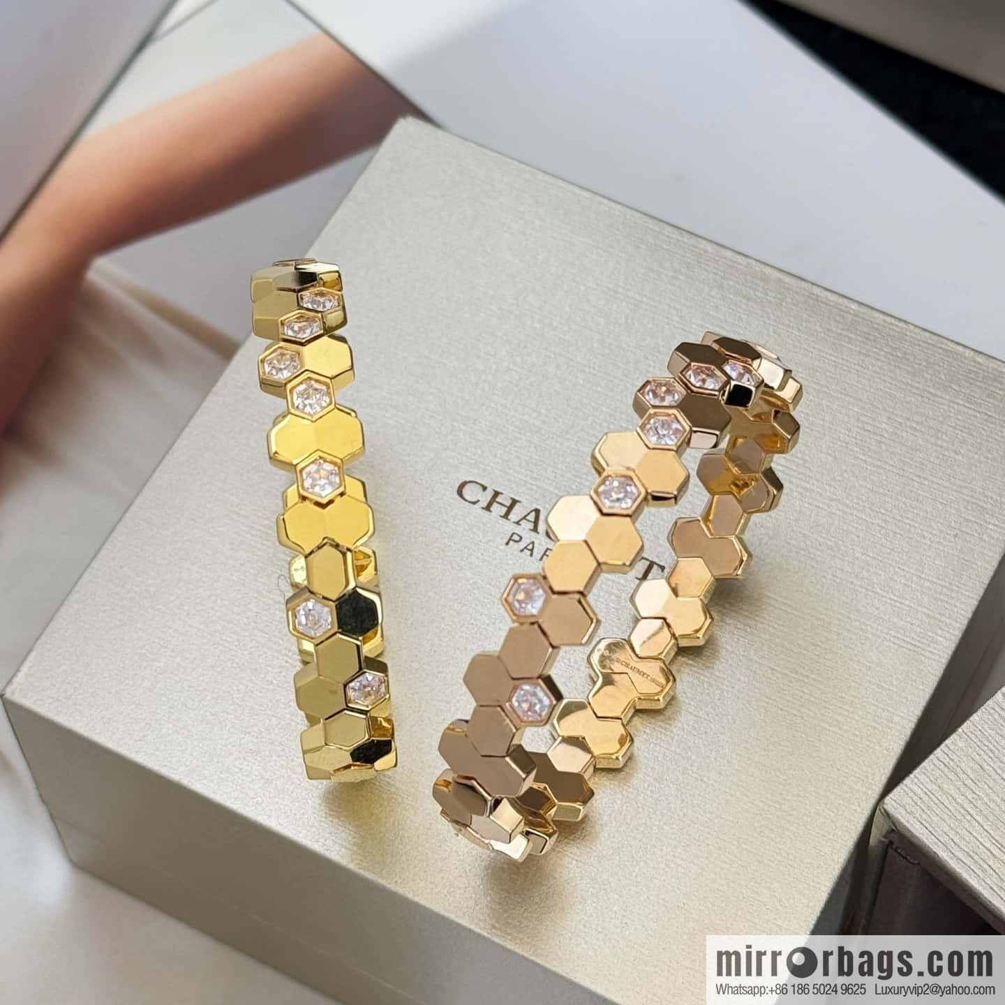 ❗️New ❗️ ☀️ CHAUMET Paris new honeycomb bracelet bracelet ☀️