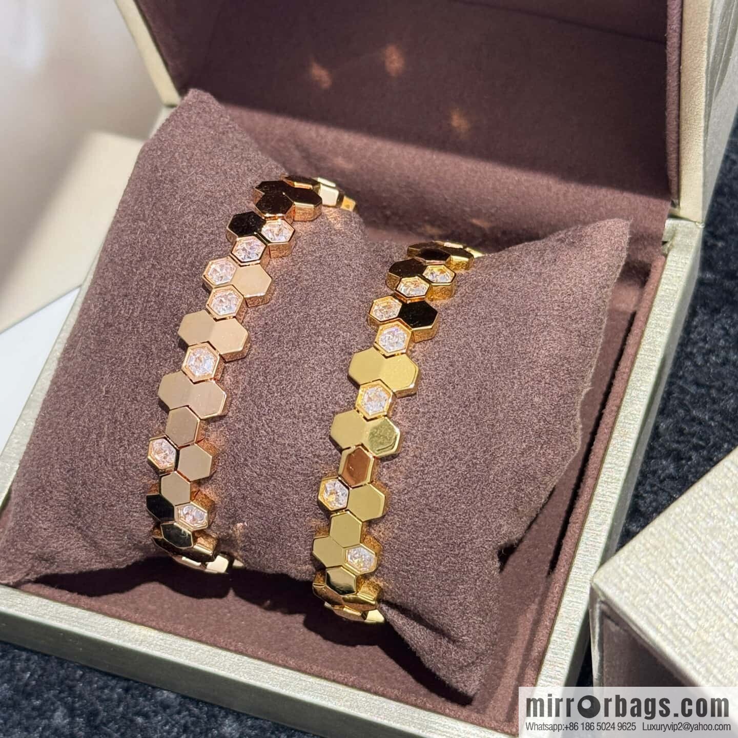 ❗️New ❗️ ☀️ CHAUMET Paris new honeycomb bracelet bracelet ☀️