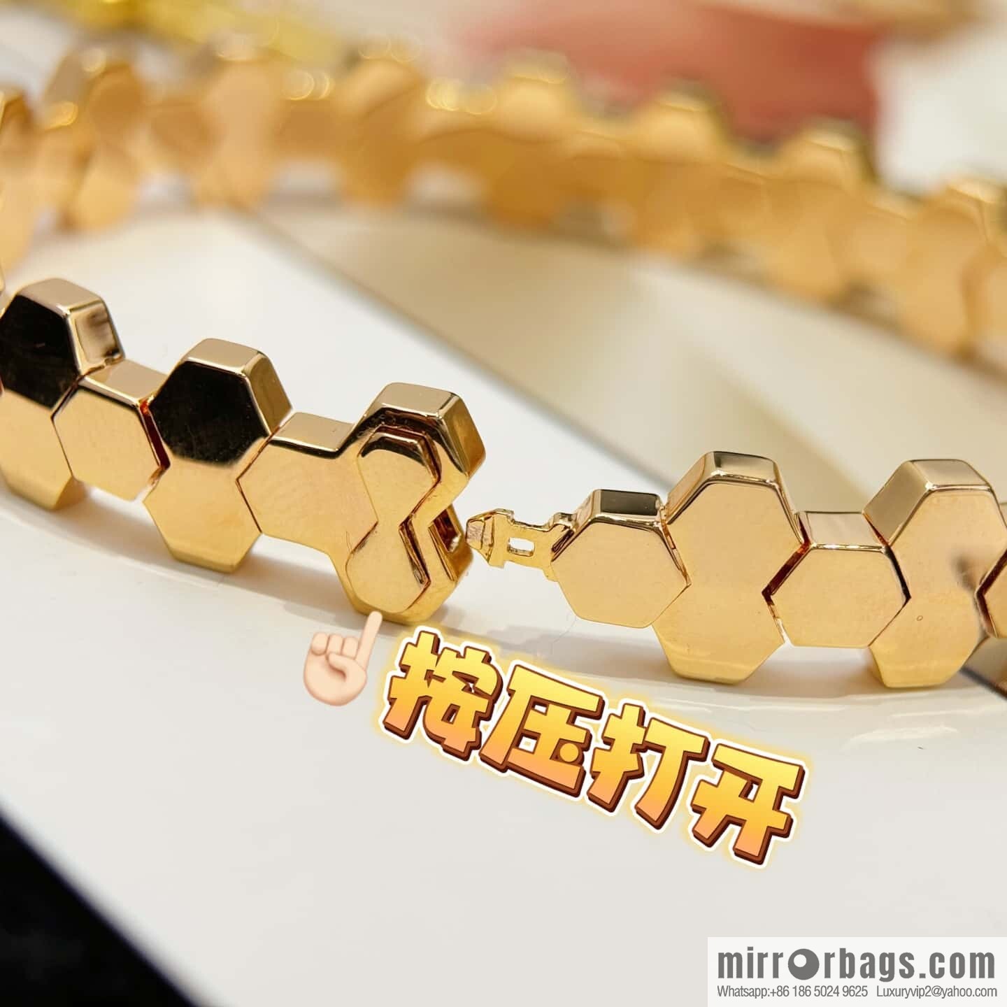 ❗️New ❗️ ☀️ CHAUMET Paris new honeycomb bracelet bracelet ☀️