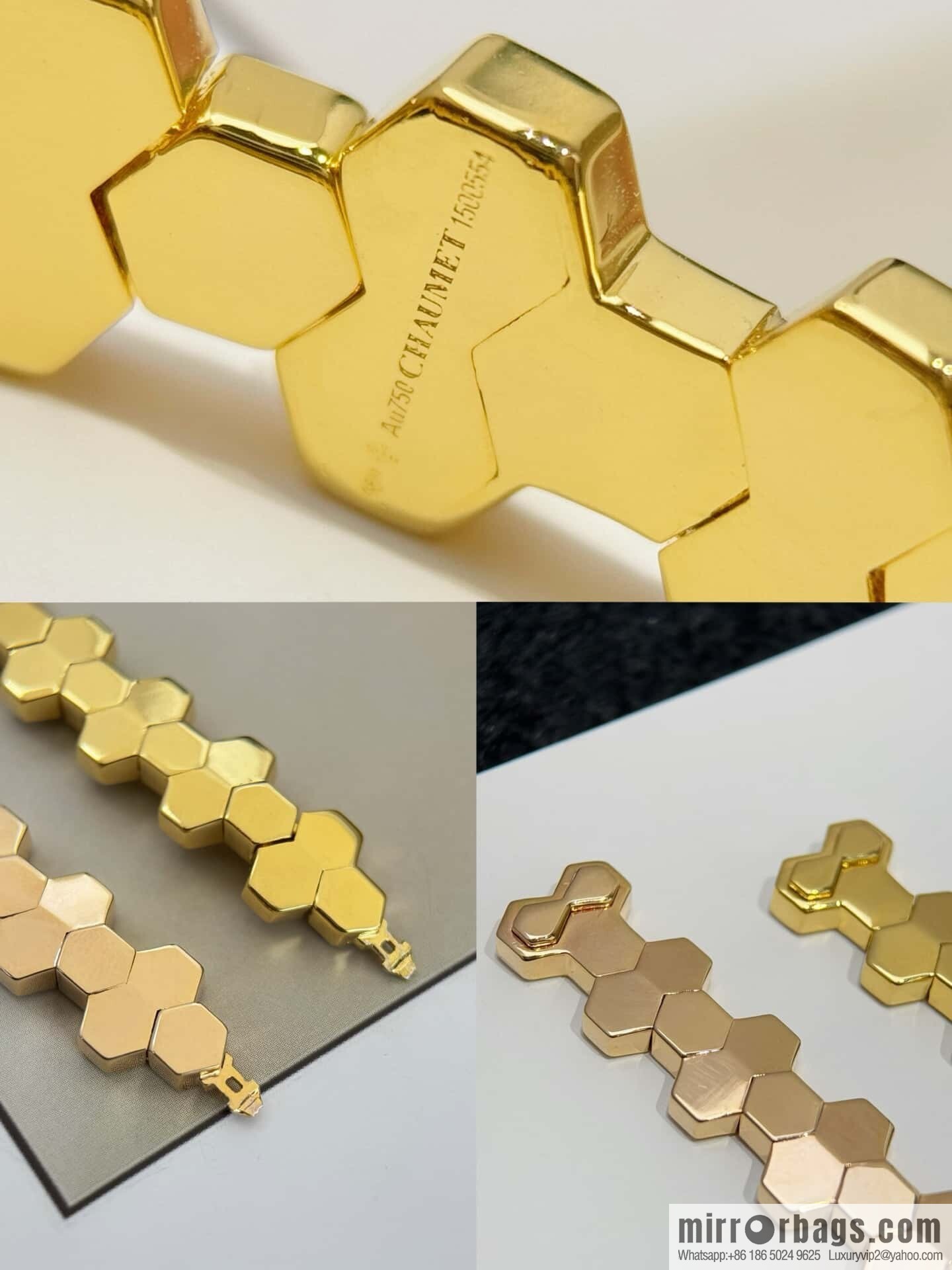 ❗️New ❗️ ☀️ CHAUMET Paris new honeycomb bracelet bracelet ☀️