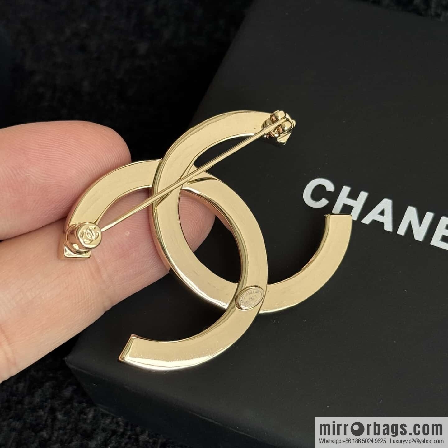 ❗️New ❗️☀️ New ☑️ Chanel Double C Pearl Brooch ☀️