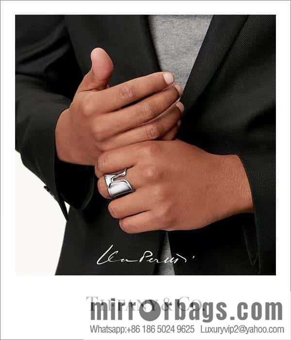 ❗️New ❗️ New ☑️ TIFFANY & Co. Ultra Wide Sterling Silver Ring