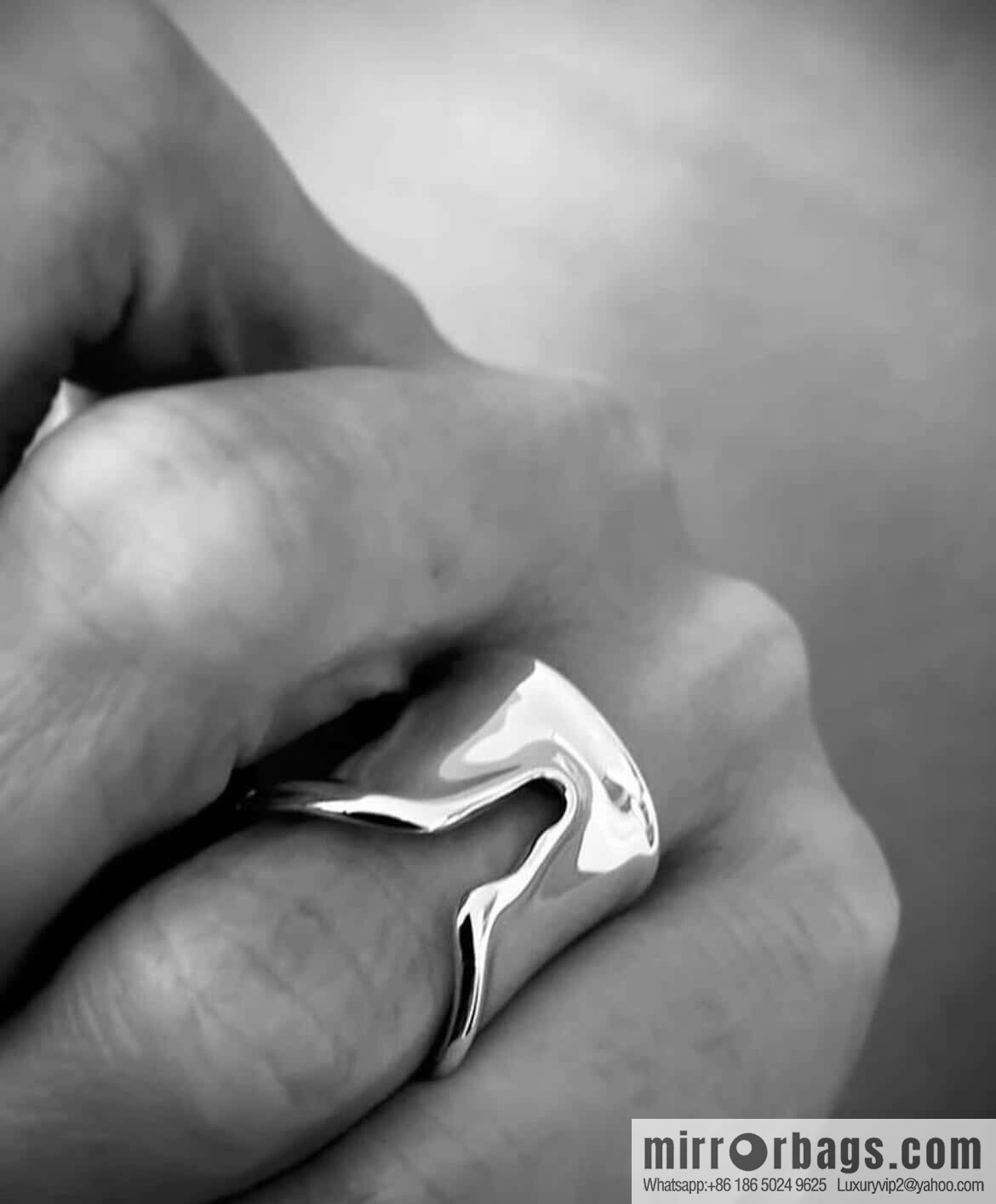 ❗️New ❗️ New ☑️ TIFFANY & Co. Ultra Wide Sterling Silver Ring
