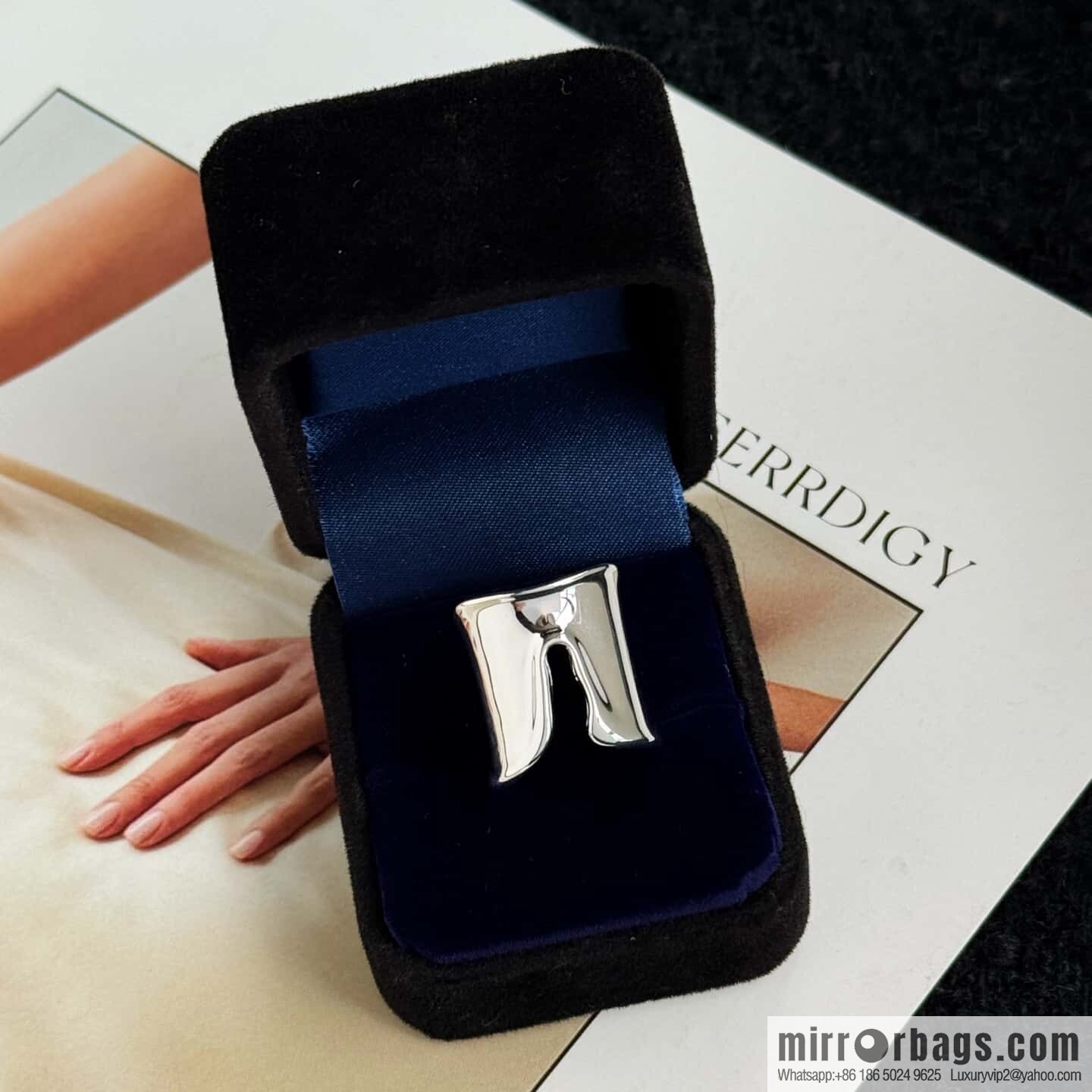 ❗️New ❗️ New ☑️ TIFFANY & Co. Ultra Wide Sterling Silver Ring