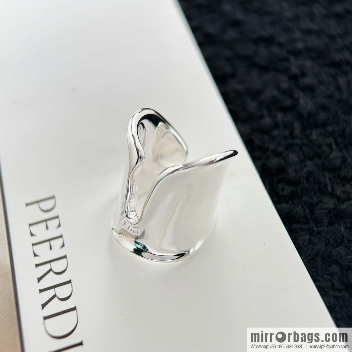 ❗️New ❗️ New ☑️ TIFFANY & Co. Ultra Wide Sterling Silver Ring