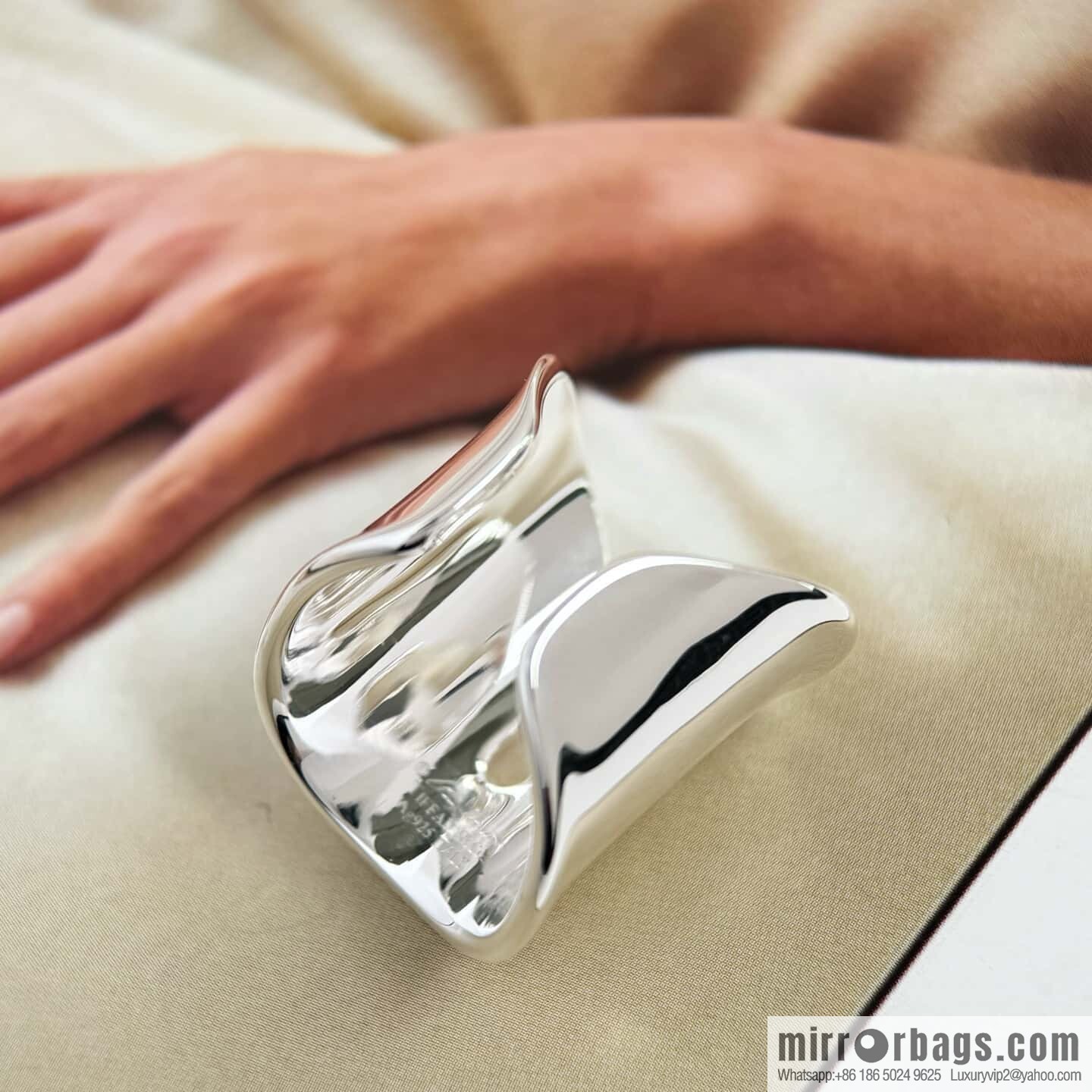 ❗️New ❗️ New ☑️ TIFFANY & Co. Ultra Wide Sterling Silver Ring