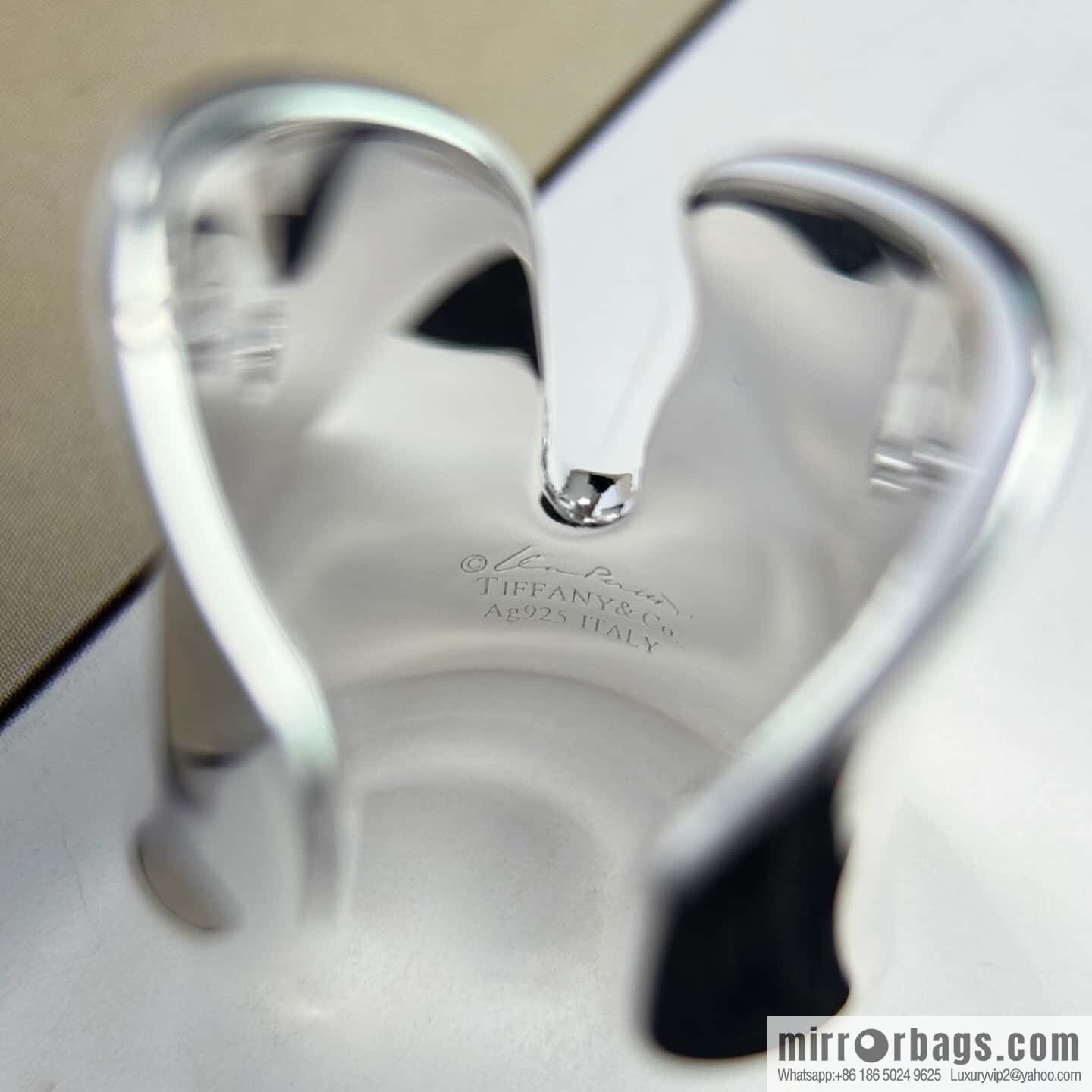 ❗️New ❗️ New ☑️ TIFFANY & Co. Ultra Wide Sterling Silver Ring