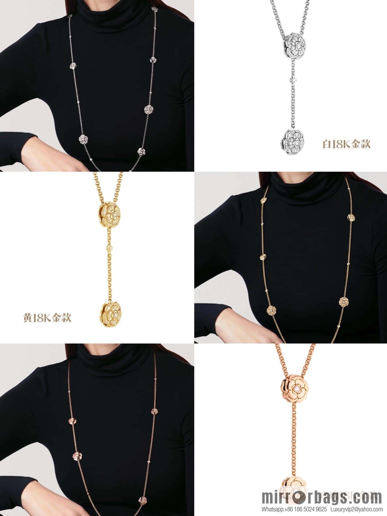 ❗️New ❗️ a variety of wearing methods ☀️ new ☑️ Chanel double c camellia sweater chain necklace ☀️