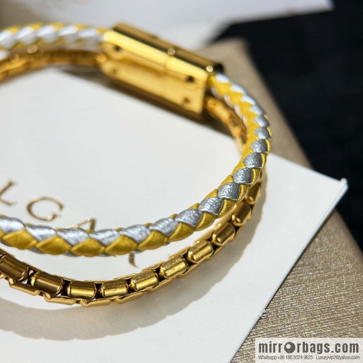 ❗️New ❗️ 7 color ☀ BVLGARI SERPENTI FOREVER series snakehead double leather rope bracelet bracelet ☀️