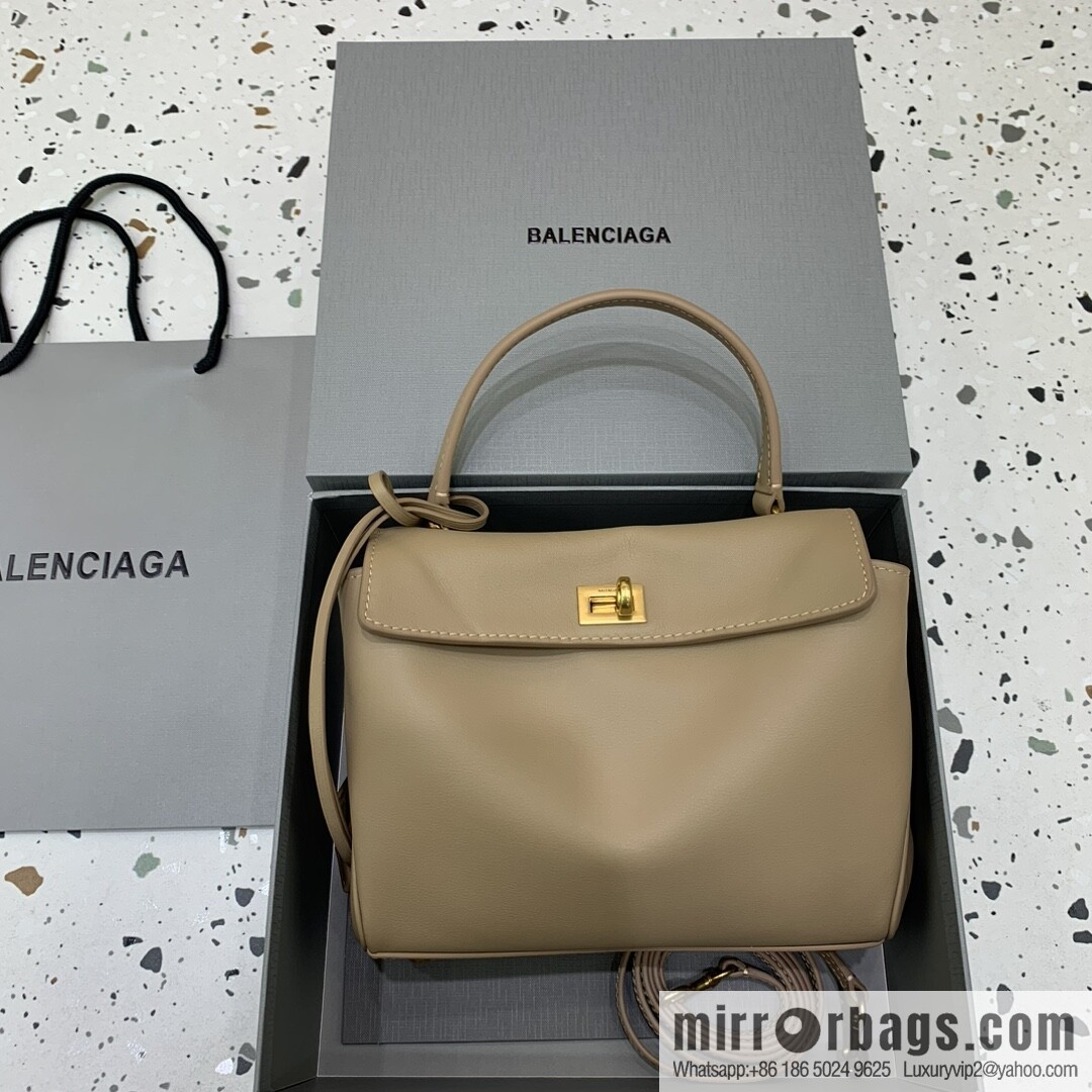 Balenciag rodeo mini [apricot gold buckle] Model: 78972 handbag