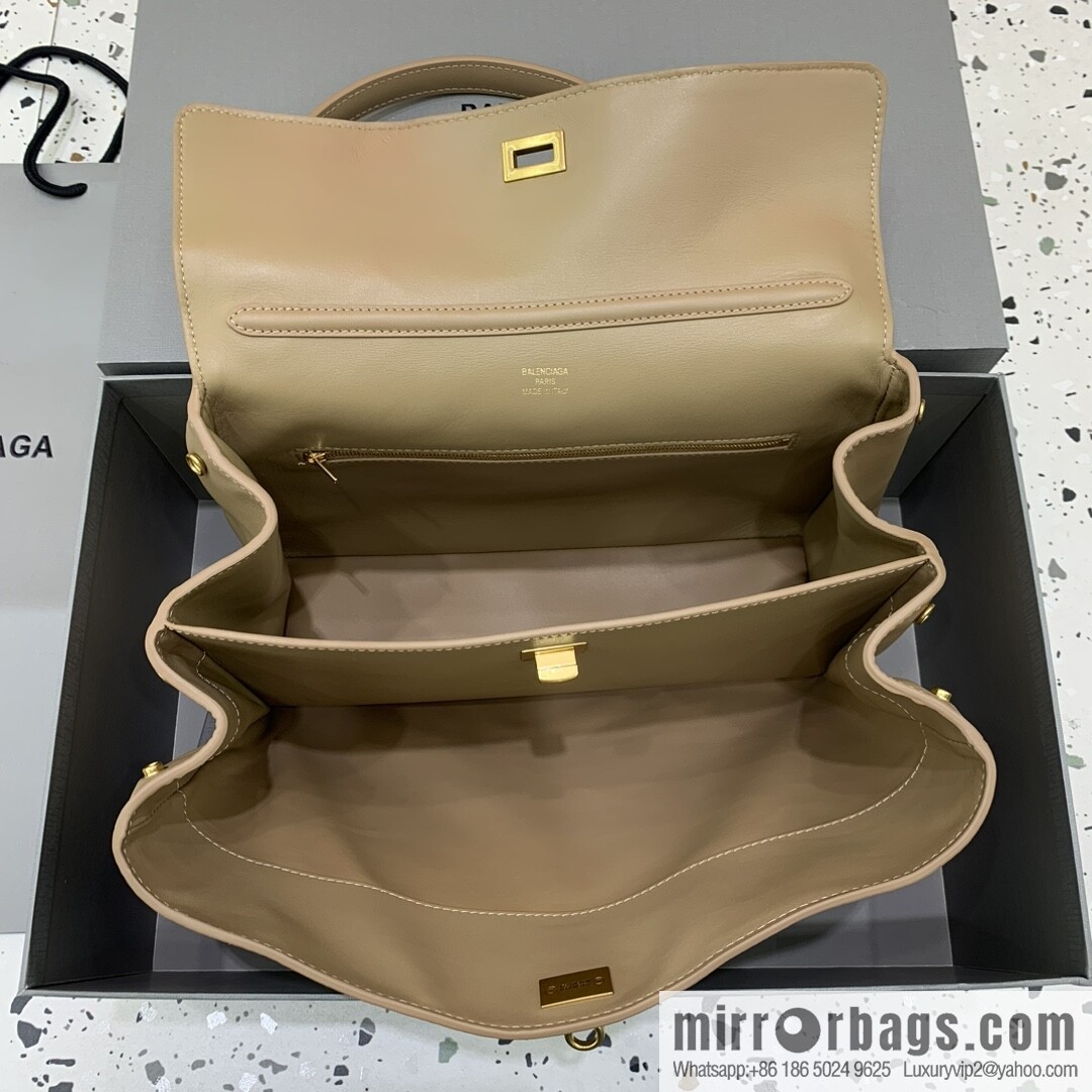 [Medium apricot gold buckle 】 𝐁𝐀𝐋𝐄𝐍𝐂𝐈𝐀𝐆𝐀 𝐑𝐎𝐃𝐄𝐎 𝐁𝐀𝐆 series handbag model number: 78972