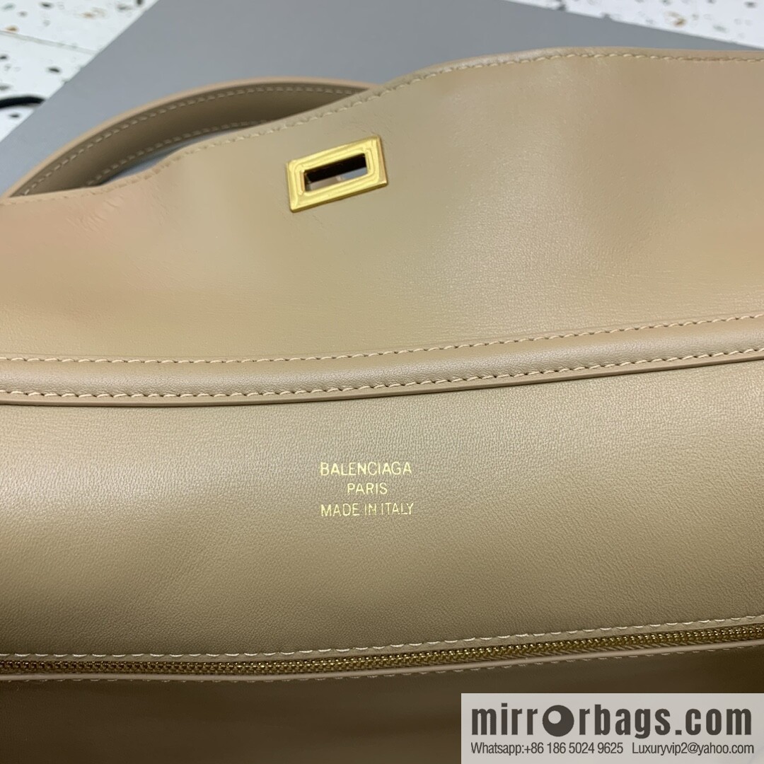 [Medium apricot gold buckle 】 𝐁𝐀𝐋𝐄𝐍𝐂𝐈𝐀𝐆𝐀 𝐑𝐎𝐃𝐄𝐎 𝐁𝐀𝐆 series handbag model number: 78972
