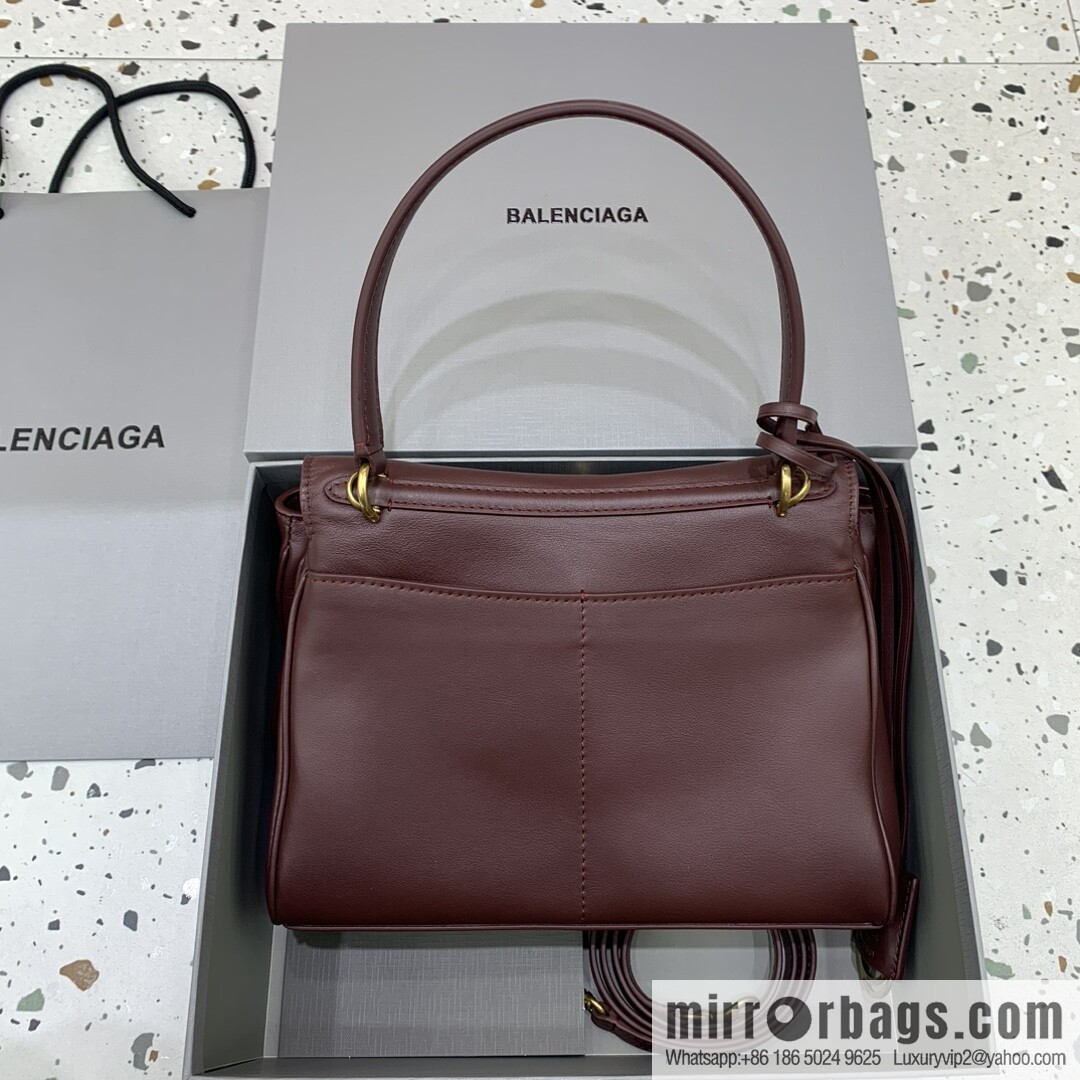 [Medium jujube gold buckle 】 𝐁𝐀𝐋𝐄𝐍𝐂𝐈𝐀𝐆𝐀 𝐑𝐎𝐃𝐄𝐎 𝐁𝐀𝐆 series handbag model number: 78972