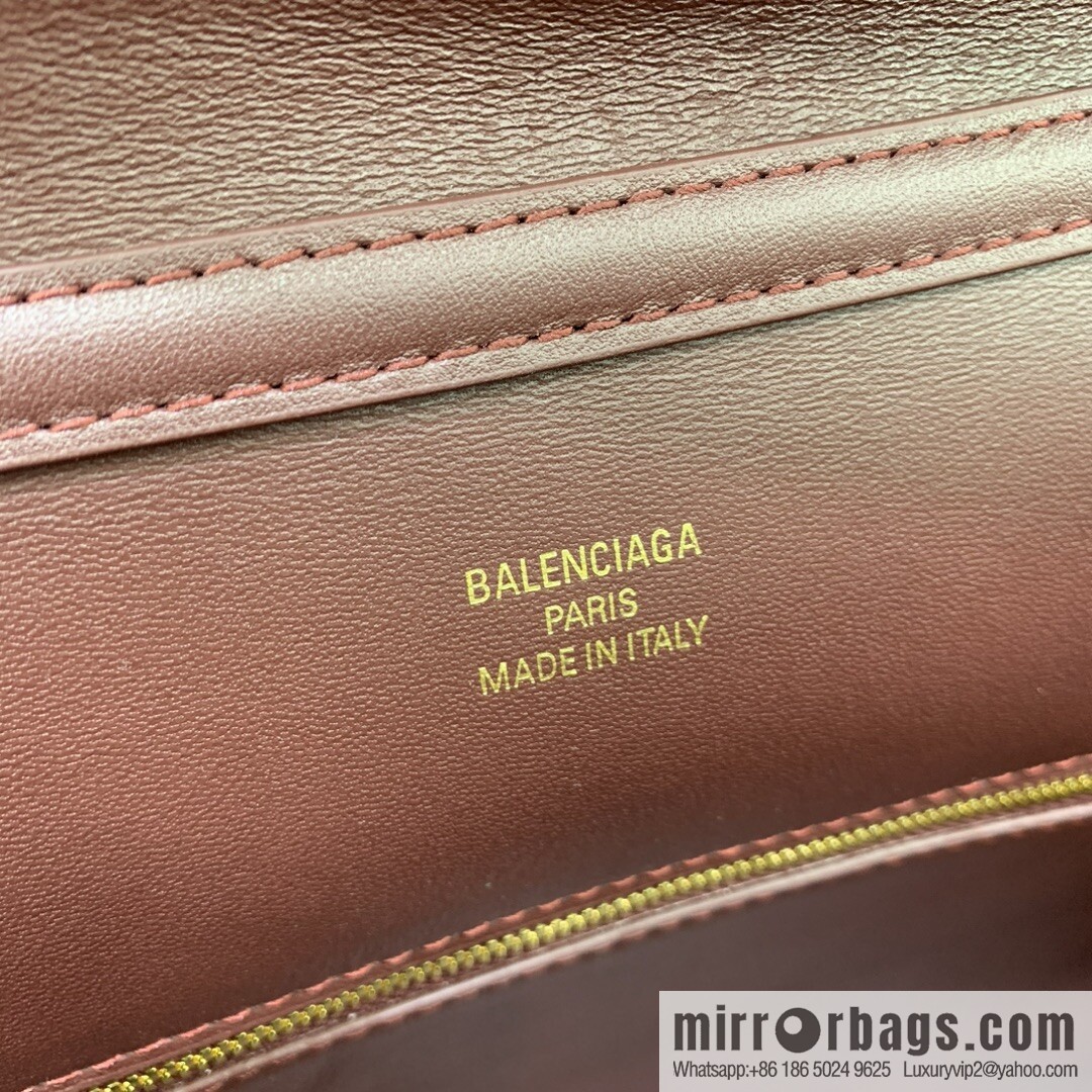 [Large jujube gold buckle 】 𝐁𝐀𝐋𝐄𝐍𝐂𝐈𝐀𝐆𝐀 𝐑𝐎𝐃𝐄𝐎 𝐁𝐀𝐆 series handbag model number: 78972
