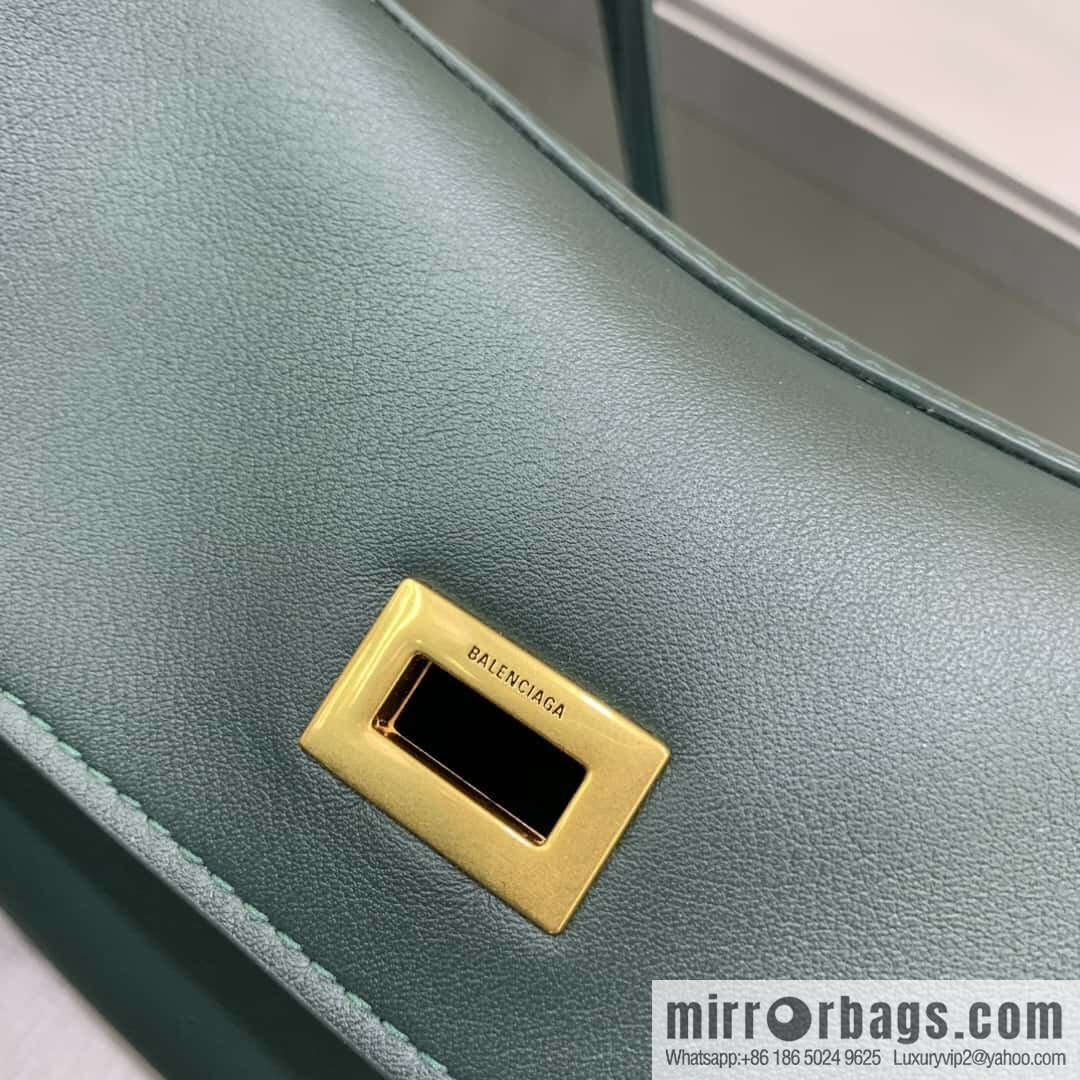 🖤[Small malachite green 】 𝐁𝐀𝐋𝐄𝐍𝐂𝐈𝐀𝐆𝐀 𝐑𝐎𝐃𝐄𝐎 𝐁𝐀𝐆 series handbag model number: 78972