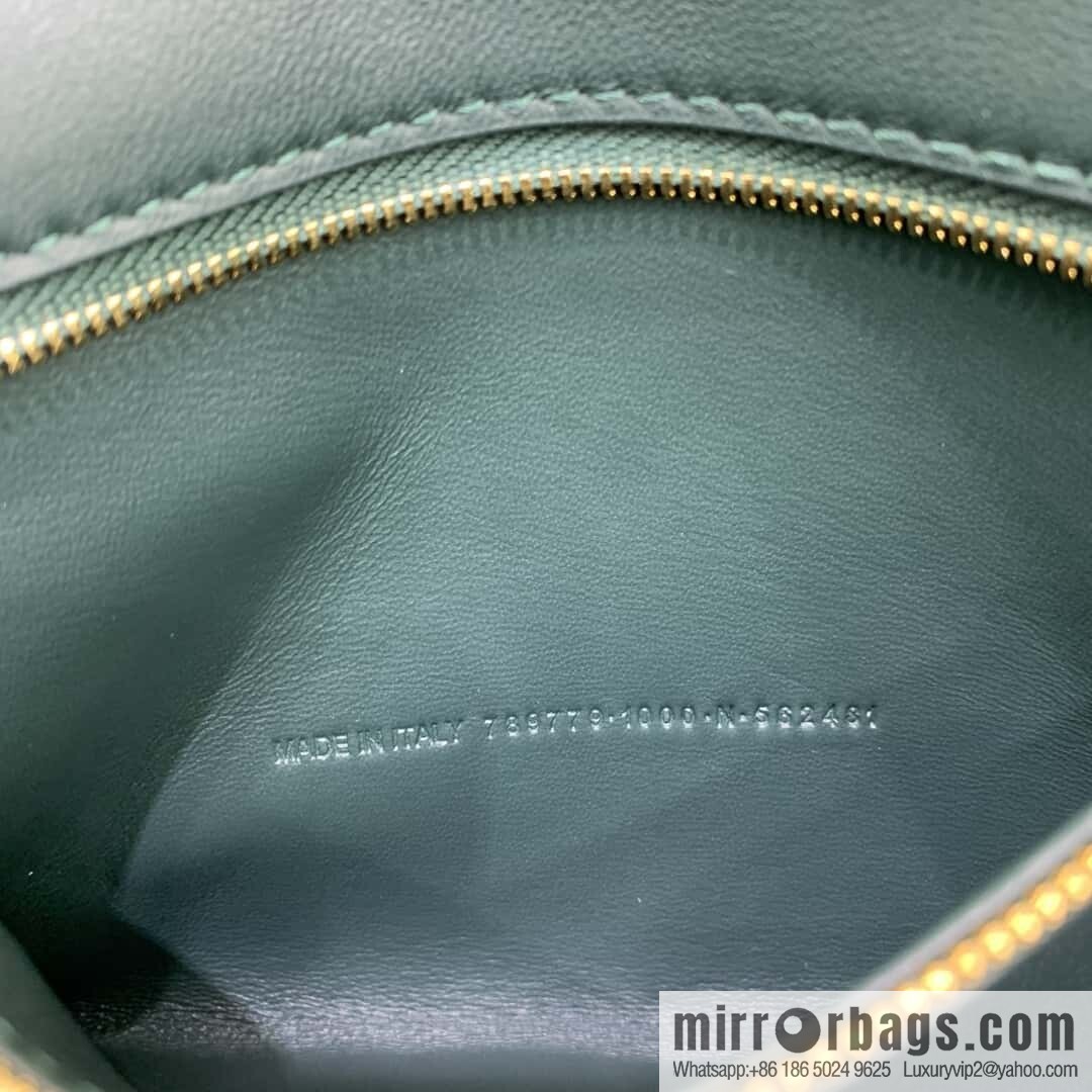 🖤[Small malachite green 】 𝐁𝐀𝐋𝐄𝐍𝐂𝐈𝐀𝐆𝐀 𝐑𝐎𝐃𝐄𝐎 𝐁𝐀𝐆 series handbag model number: 78972