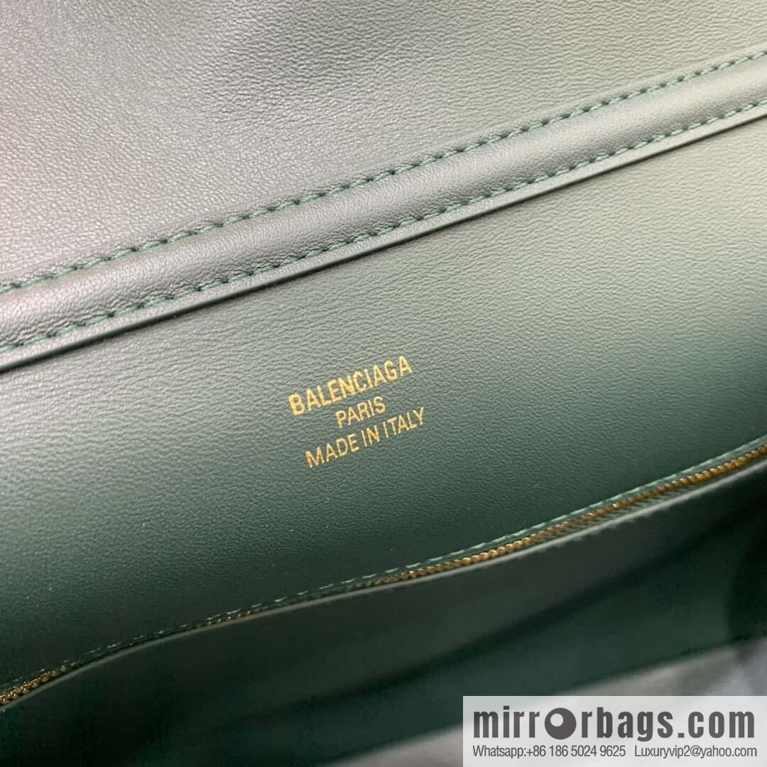 [Medium malachite green 】 𝐁𝐀𝐋𝐄𝐍𝐂𝐈𝐀𝐆𝐀 𝐑𝐎𝐃𝐄𝐎 𝐁𝐀𝐆 series handbag model number: 78972