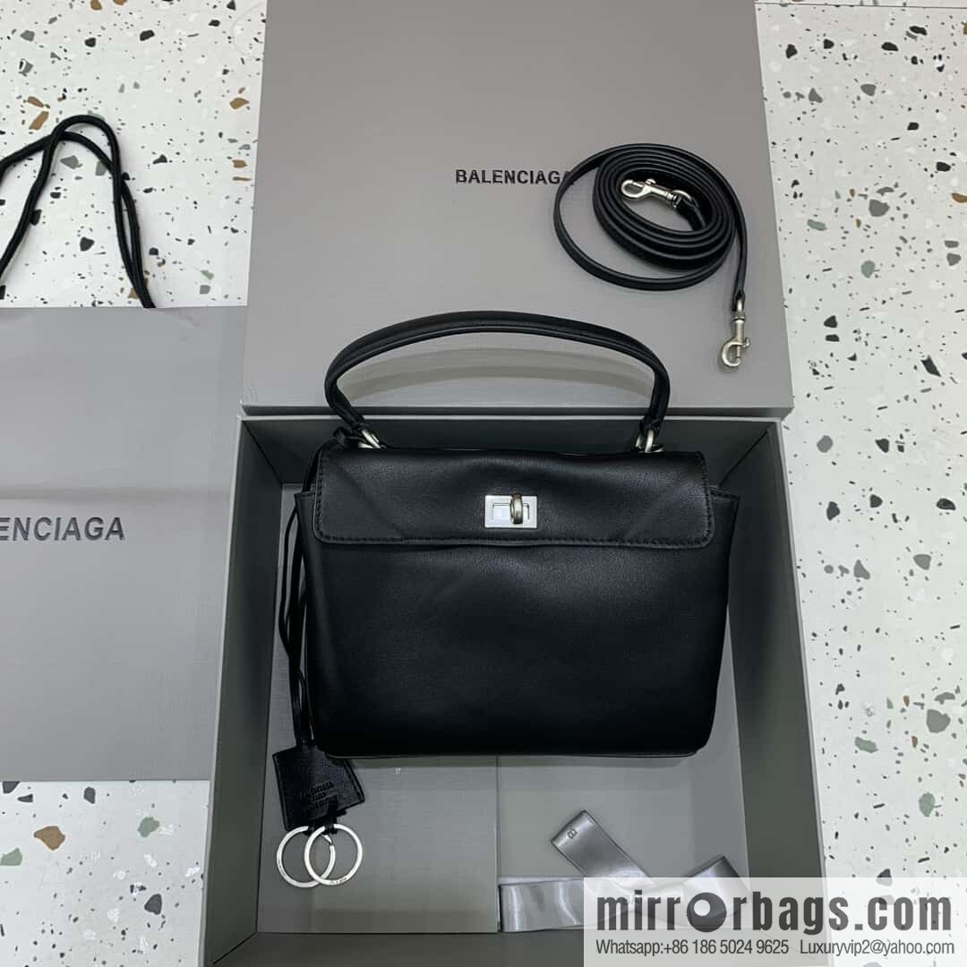 Balenciag rodeo mini [black silver buckle] Model: 78972 handbag