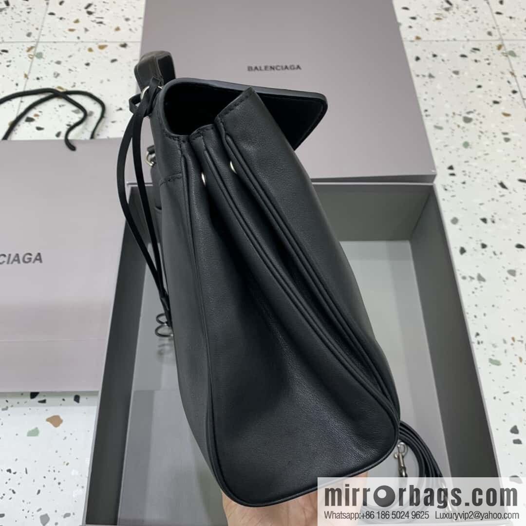 [Medium black silver buckle 】 𝐁𝐀𝐋𝐄𝐍𝐂𝐈𝐀𝐆𝐀 𝐑𝐎𝐃𝐄𝐎 𝐁𝐀𝐆 series handbag model number: 78972