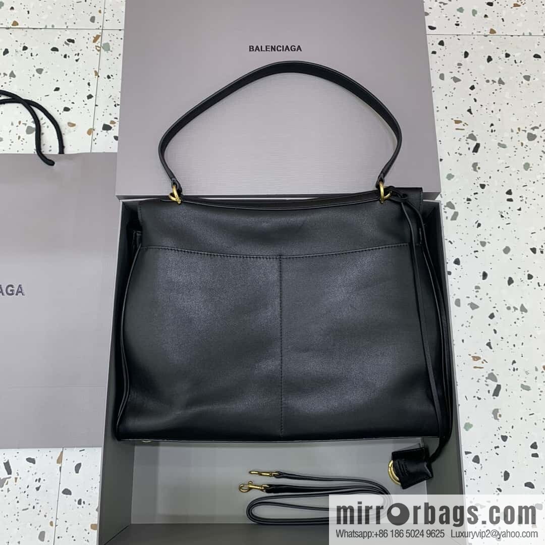 [Large black gold buckle 】 𝐁𝐀𝐋𝐄𝐍𝐂𝐈𝐀𝐆𝐀 𝐑𝐎𝐃𝐄𝐎 𝐁𝐀𝐆 series handbag model number: 78972